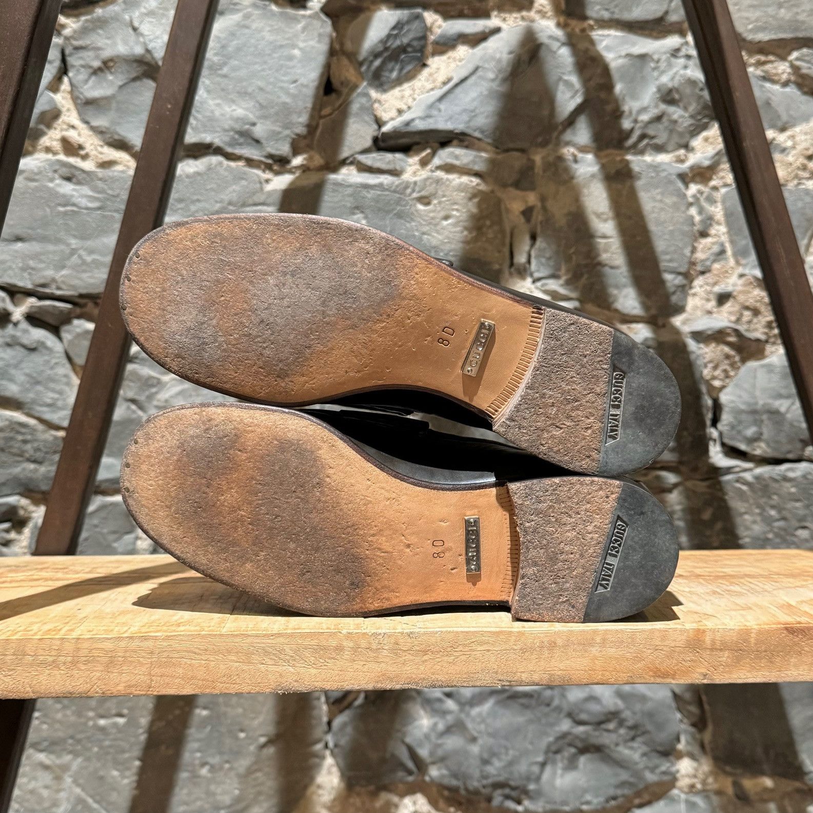 Gucci Gucci Brown Leather Horsebit Loafers Size US 9 / EU 42 - 8 Thumbnail