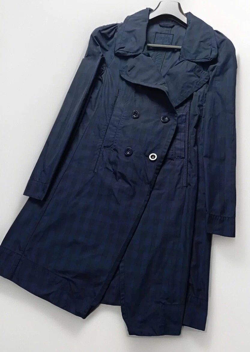 Marithe + Francois Girbaud Marithé + François Girbaud Women’s Trench Coat Dark Blue Size XS / US 0-2 / IT 36-38 - 7 Thumbnail