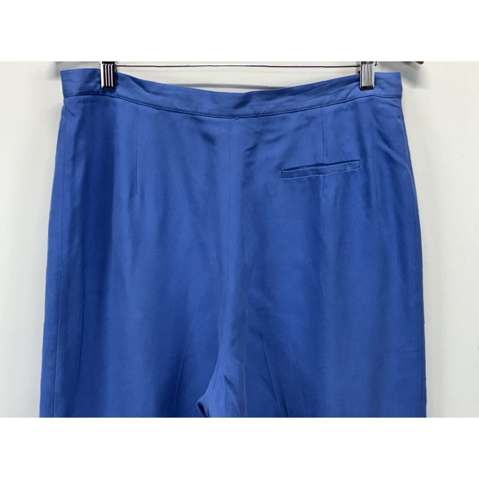 Ralph Lauren LAUREN RALPH LAUREN Silk Dress Pants Trousers Sz 16 Periwinkle Lined Womens Regular Business Size 38" / US 16 / IT 52 - 4 Thumbnail