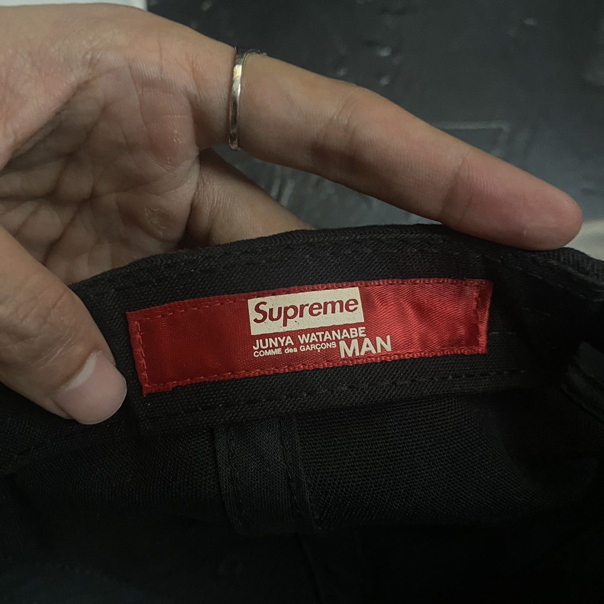 Comme des Garcons Supreme JUNYA WATANABE CDG Man Nature 5-Panel Cap Hat Size ONE SIZE - 10 Thumbnail