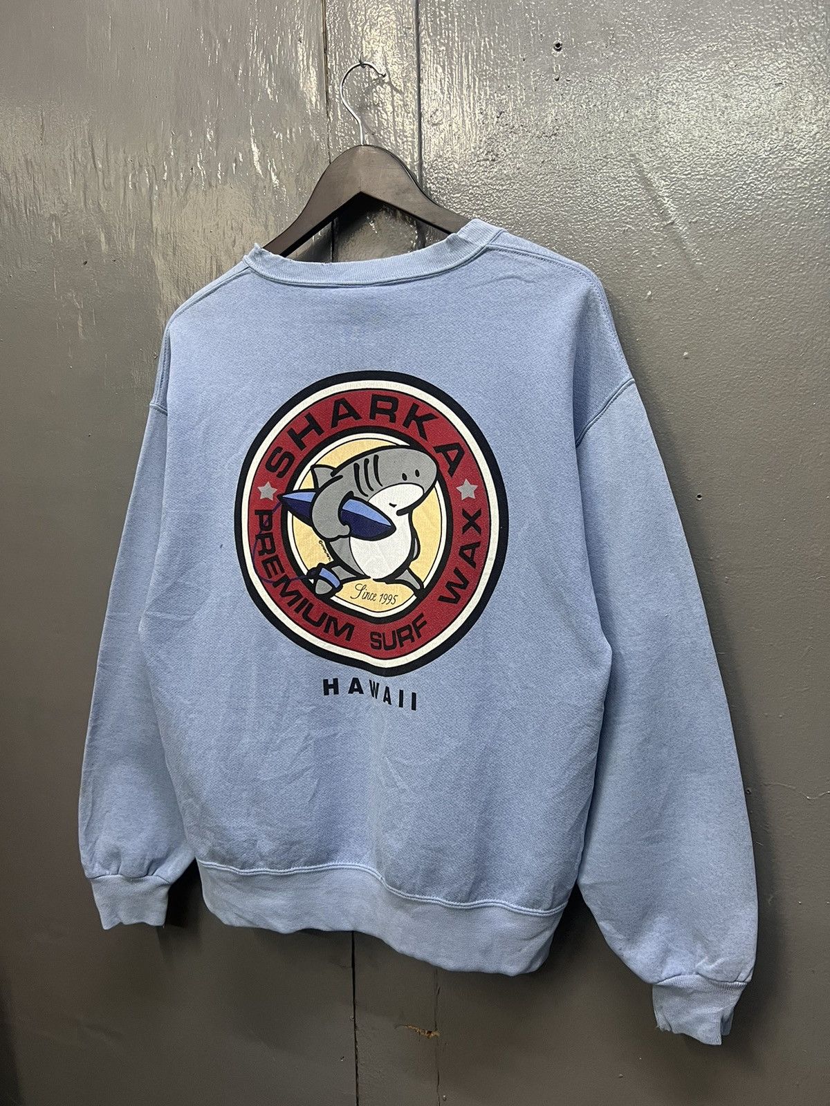 Vintage Vintage Sharka Surf Wax Sweatshirt Size US S / EU 44-46 / 1 - 4 Thumbnail