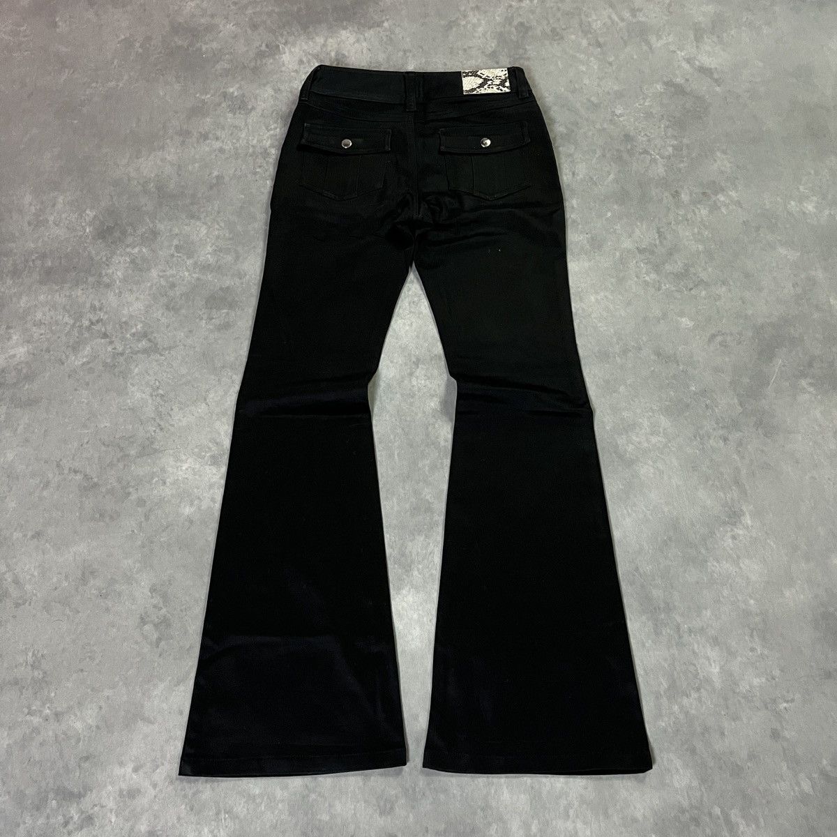 If Six Was Nine P.V.R Y2k Multi Zip Black Flared Punk Vkei Ifsix Lgb Pants Size 27" / US 4 / IT 40 - 9 Thumbnail