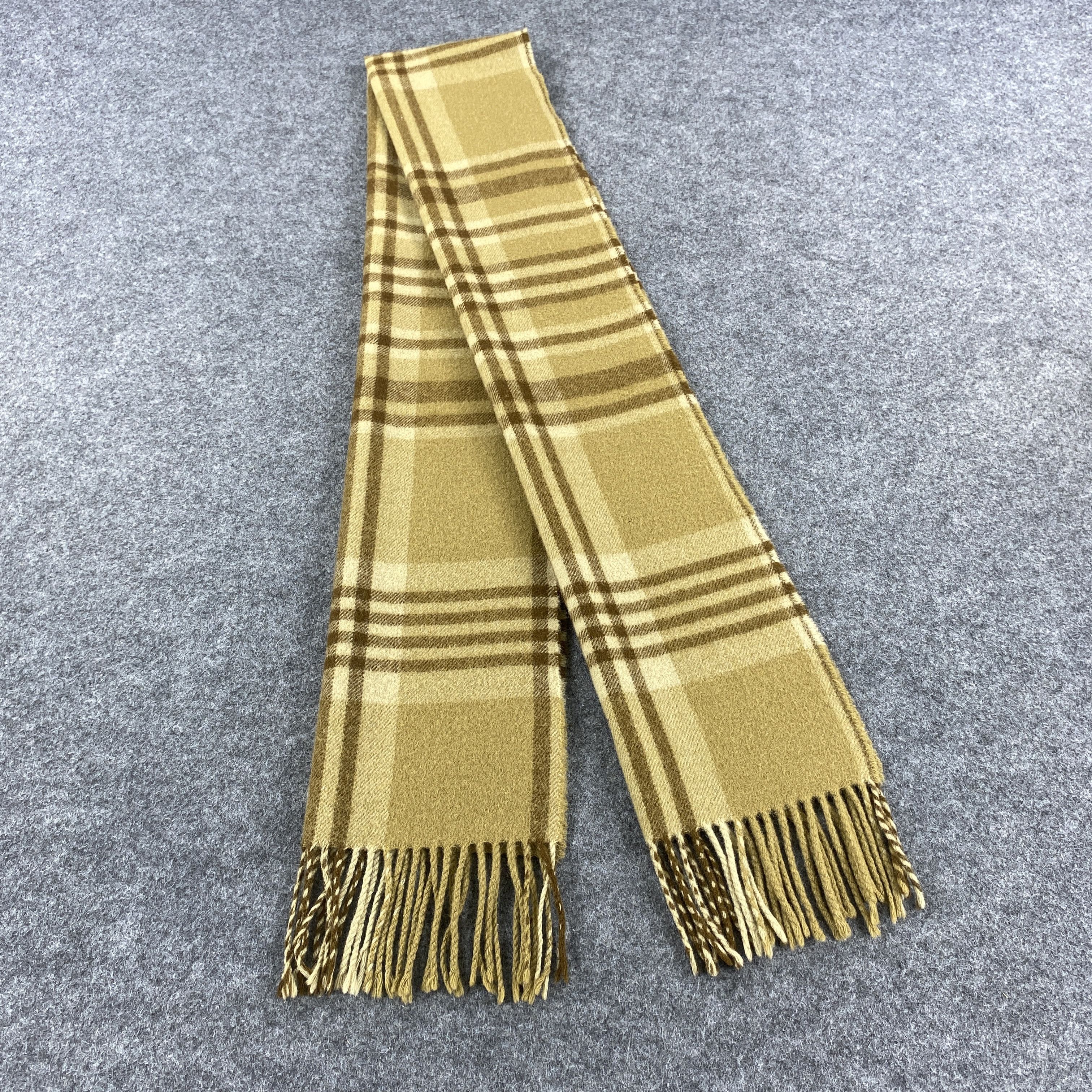 Polo Ralph Lauren × Vintage GF10560 Polo Ralph Lauren Scarf Neck Wear Muffler Nova Check Size ONE SIZE - 1 Thumbnail