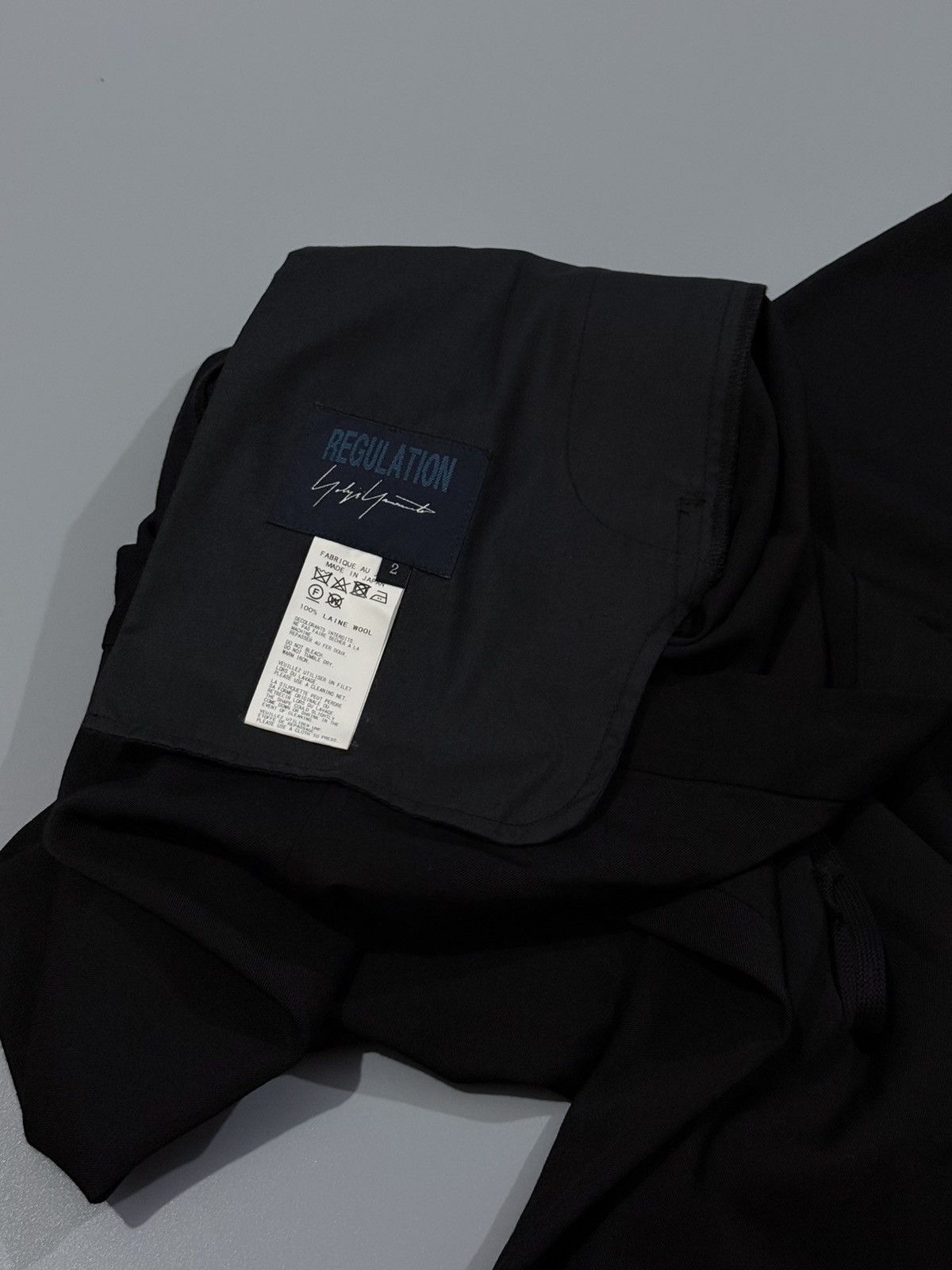Yohji Yamamoto Yohji Yamamoto Wool Gabadine Saruel Skirt Pants Size 31" - 8 Thumbnail