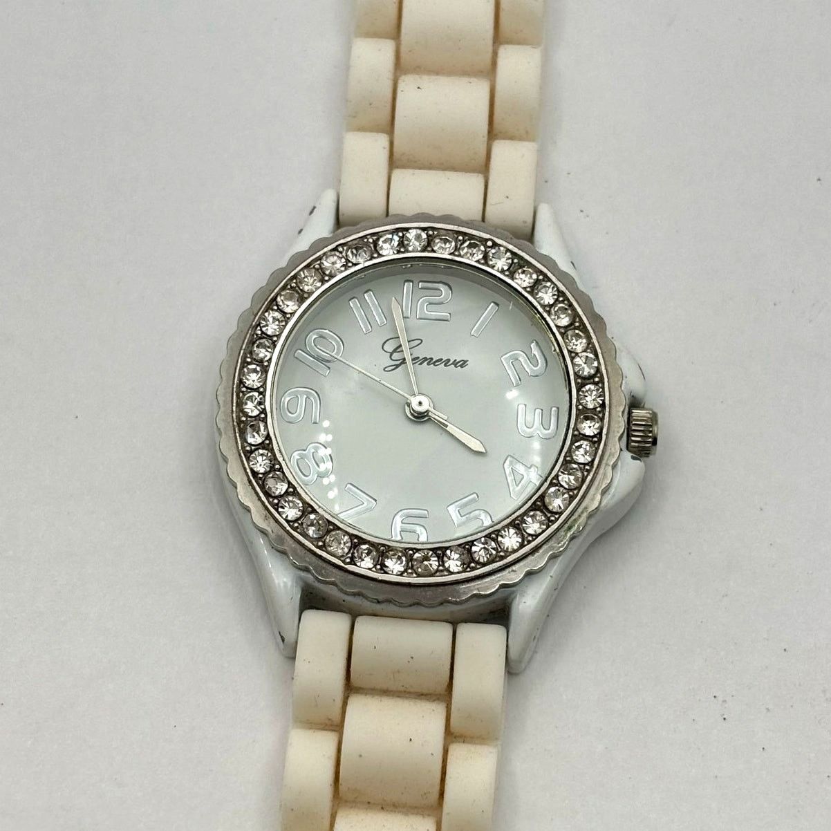 Other Silver & Cream Crystal Watch Size ONE SIZE - 3 Thumbnail