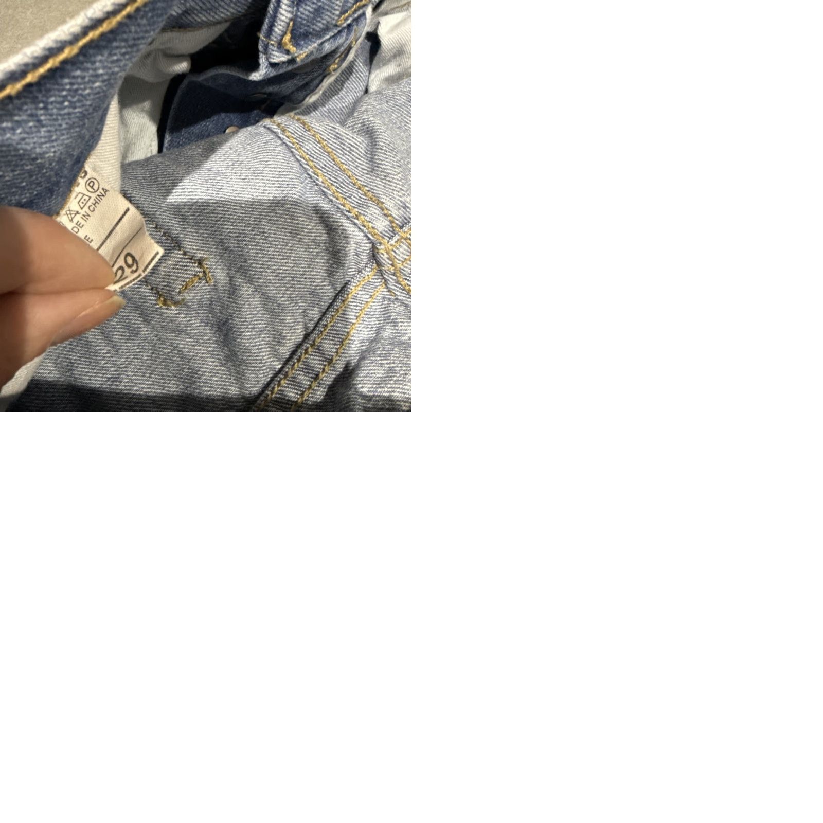 Fear of God Fear of God Jeans Mens 29 Fourth Collection 2015-2016 Distressed Denim Zip Ankle Blue Cotton Denim 90s Regular Skinny Inseam 32 Men Size US 29 - 9 Thumbnail