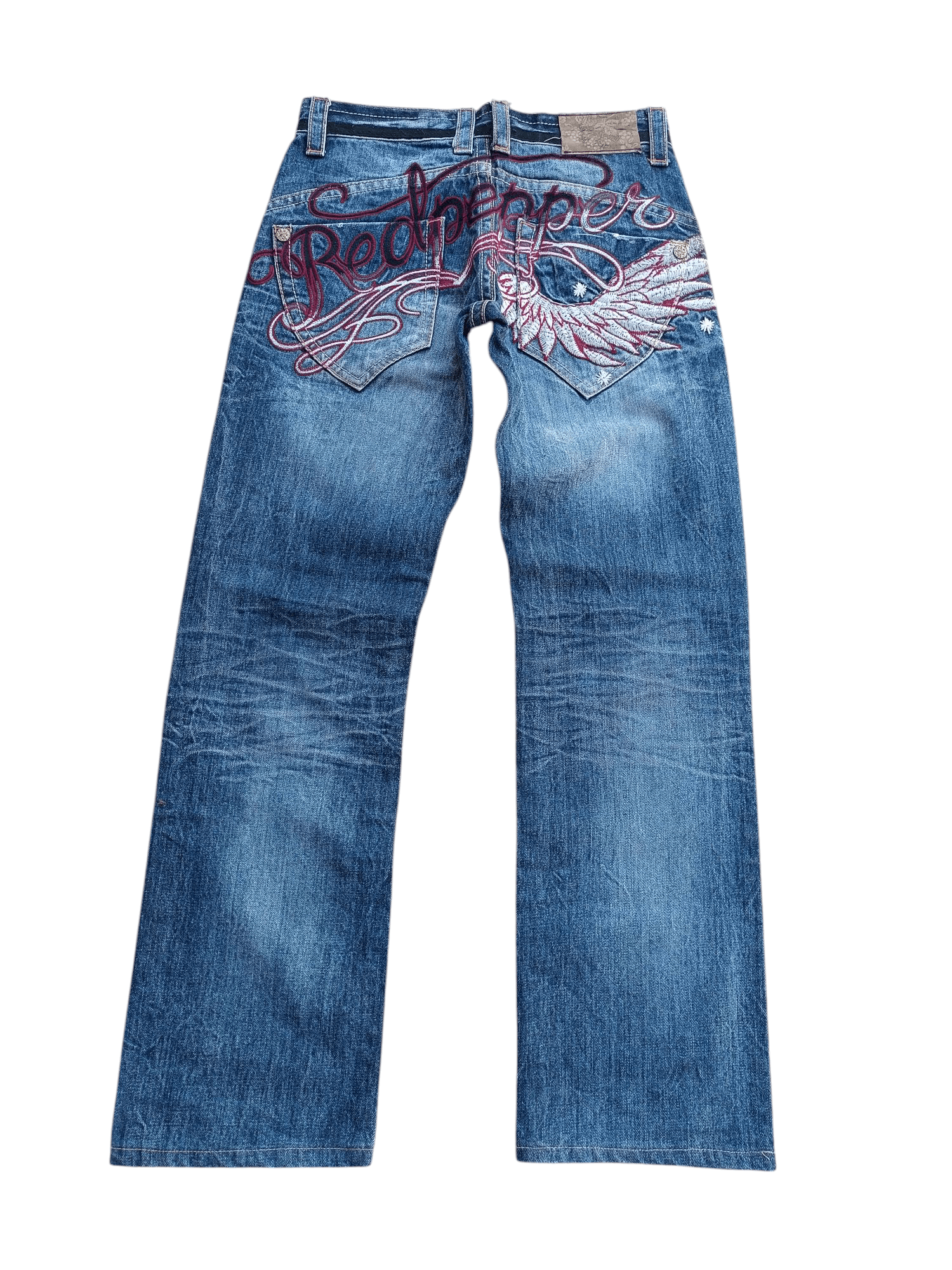 Japanese Brand Japan RedPepper Distressed Seditionaries Rare Design Denim Size US 30 / EU 46 - 11 Thumbnail