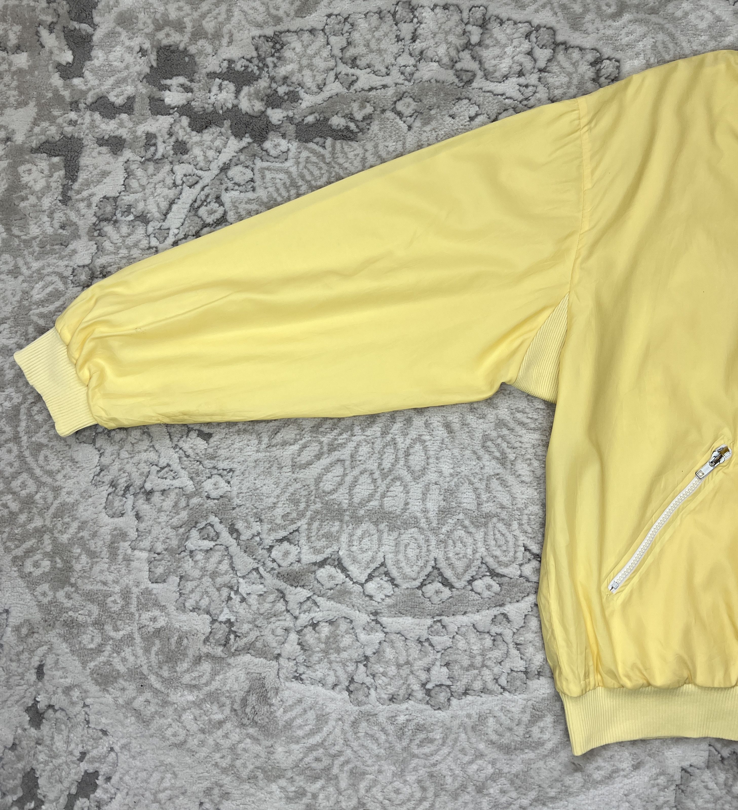 Lacoste Vintage Lacoste Chemise Bomber Jacket Yellow Made in France Size US L / EU 52-54 / 3 - 20 Thumbnail