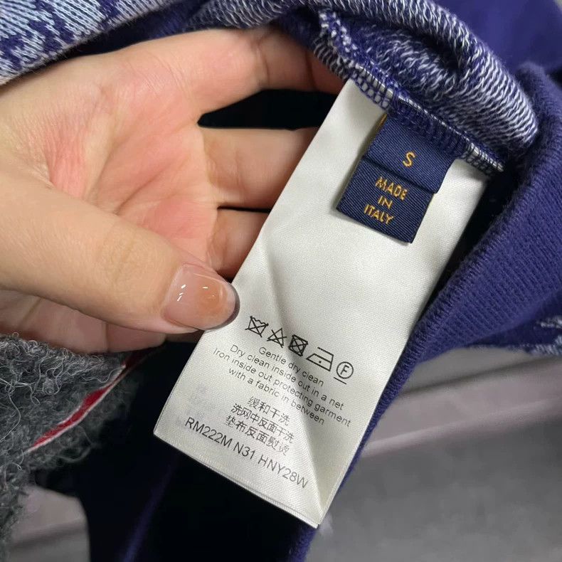 Louis Vuitton Louis Vuitton Blue graphic printed hooded slouchy casual s Size US S / EU 44-46 / 1 - 3 Thumbnail