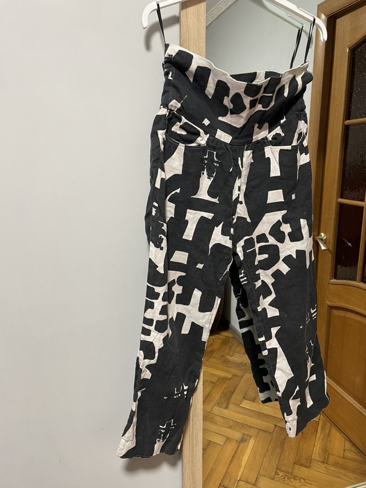 Isabel Marant Vintage pants Isabel Marant Monochrome Printed Cotton Size 26" / US 2 / IT 38 - 3 Thumbnail