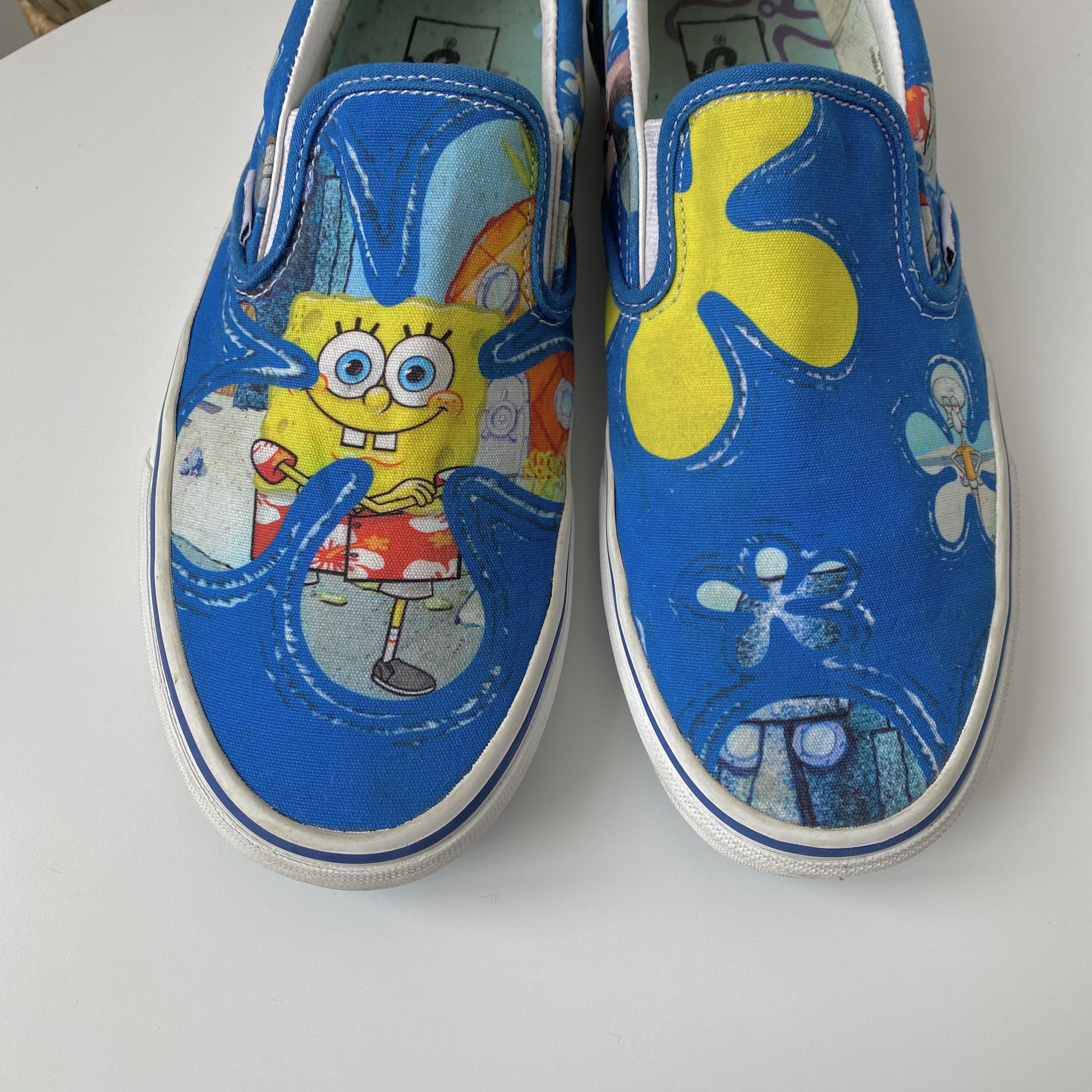 Vans Vans SpongeBob x UA Authentic OG Classic Slip-On Sneakers Size US 9 / EU 42 - 4 Thumbnail
