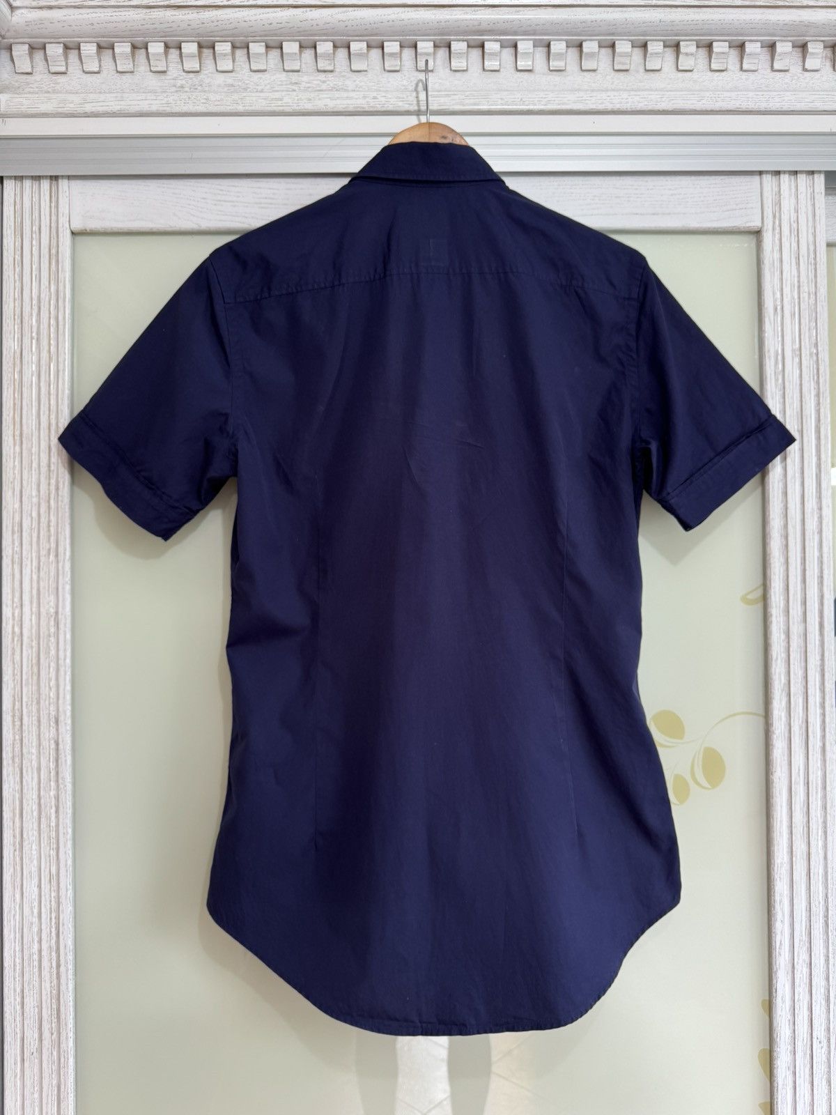 Vivienne Westwood Vivienne Westwood Navy Blue Short Sleeve Shirt Size US M / EU 48-50 / 2 - 2 Thumbnail