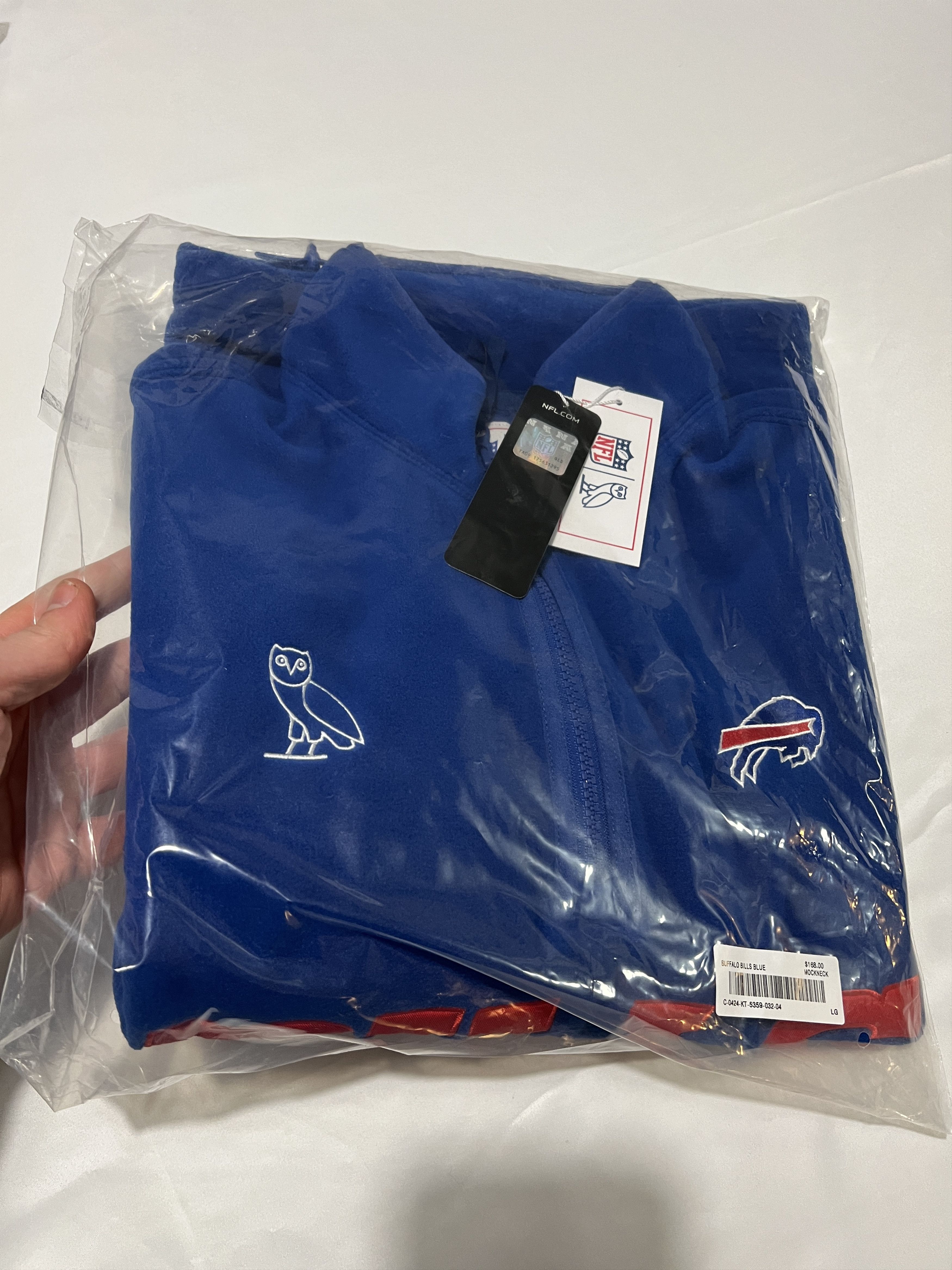 NFL OVO x NFL x Polartec BILLS MOCK NECK QUARTER-ZIP FLEECE Size US L / EU 52-54 / 3 - 2 Thumbnail