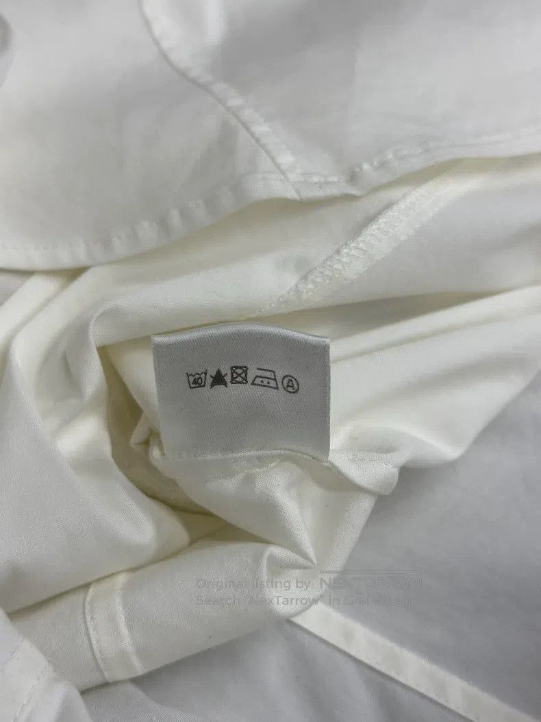 Loro Piana Loro Piana White Collared Long Sleeve Shirt Size XS / US 0-2 / IT 36-38 - 6 Thumbnail