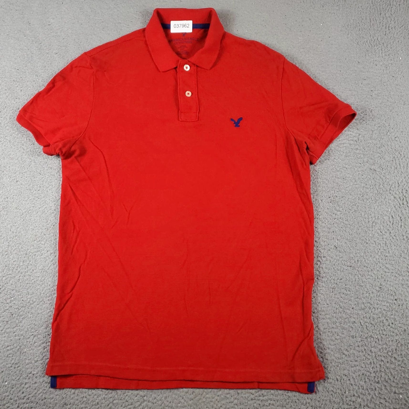 American Eagle Outfitters American Eagle Shirt Adult Large Red Casual Short Sleeve Polo Mens Size US L / EU 52-54 / 3 - 3 Thumbnail