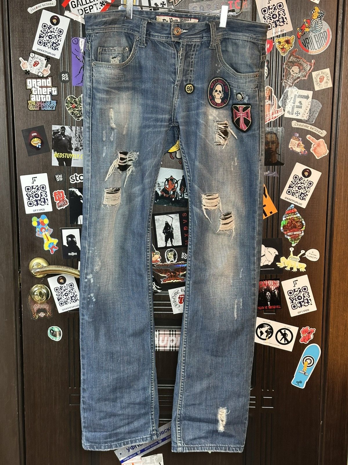 Other De Puta Madre 2007 Fuck-Pedophilia Jeans Size US 32 / EU 48 - 4 Thumbnail