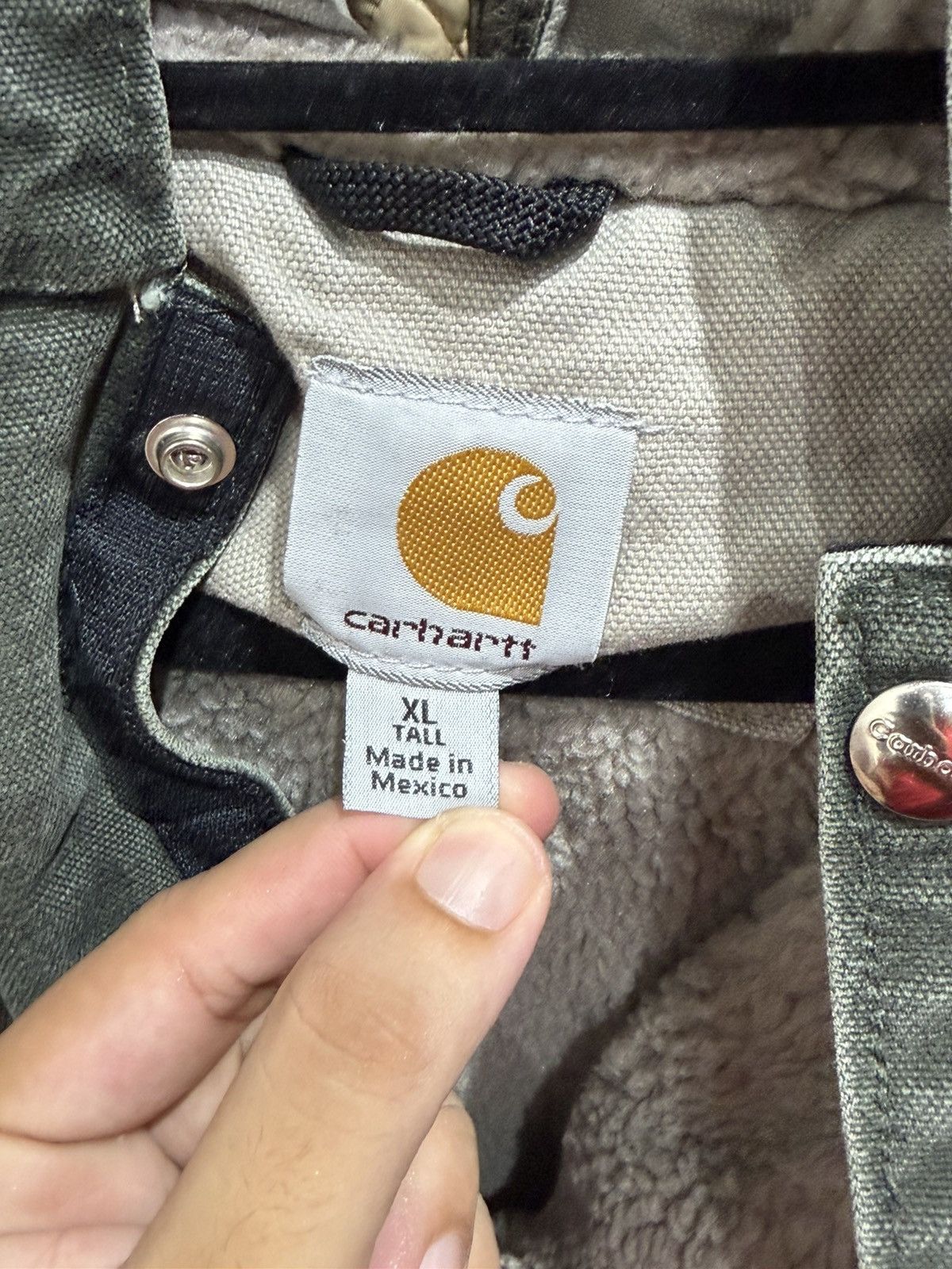 Carhartt Vintage Carhartt Pine green sherpa jacket Size US XL / EU 56 / 4 - 3 Thumbnail