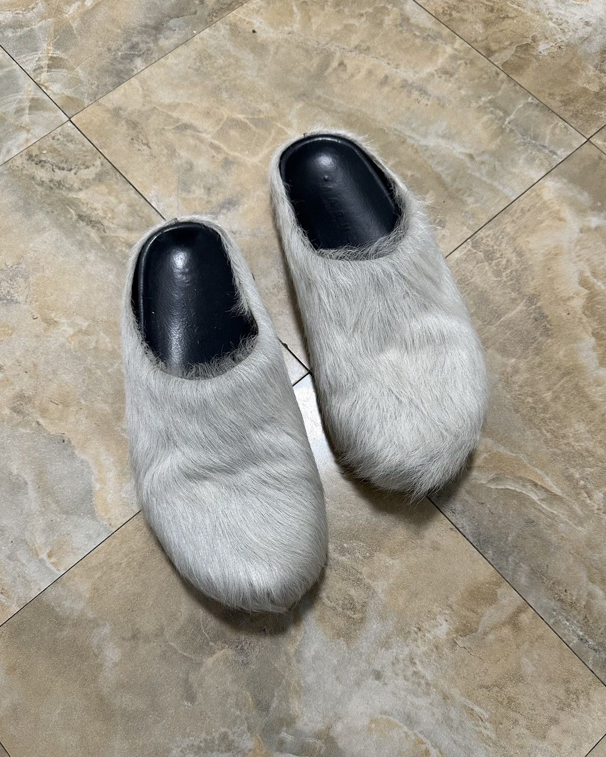 Marni Marni Fussbet Sabot Calf-Hair Slippers Size US 10 / EU 43 - 6 Thumbnail