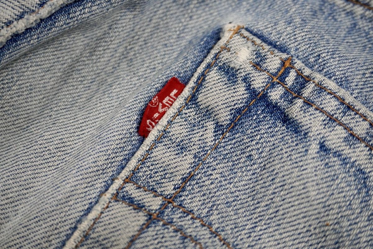Levi's Vintage 90s LEVIS Big E 502xx redline selvedge grunge style Size US 30 / EU 46 - 19 Thumbnail