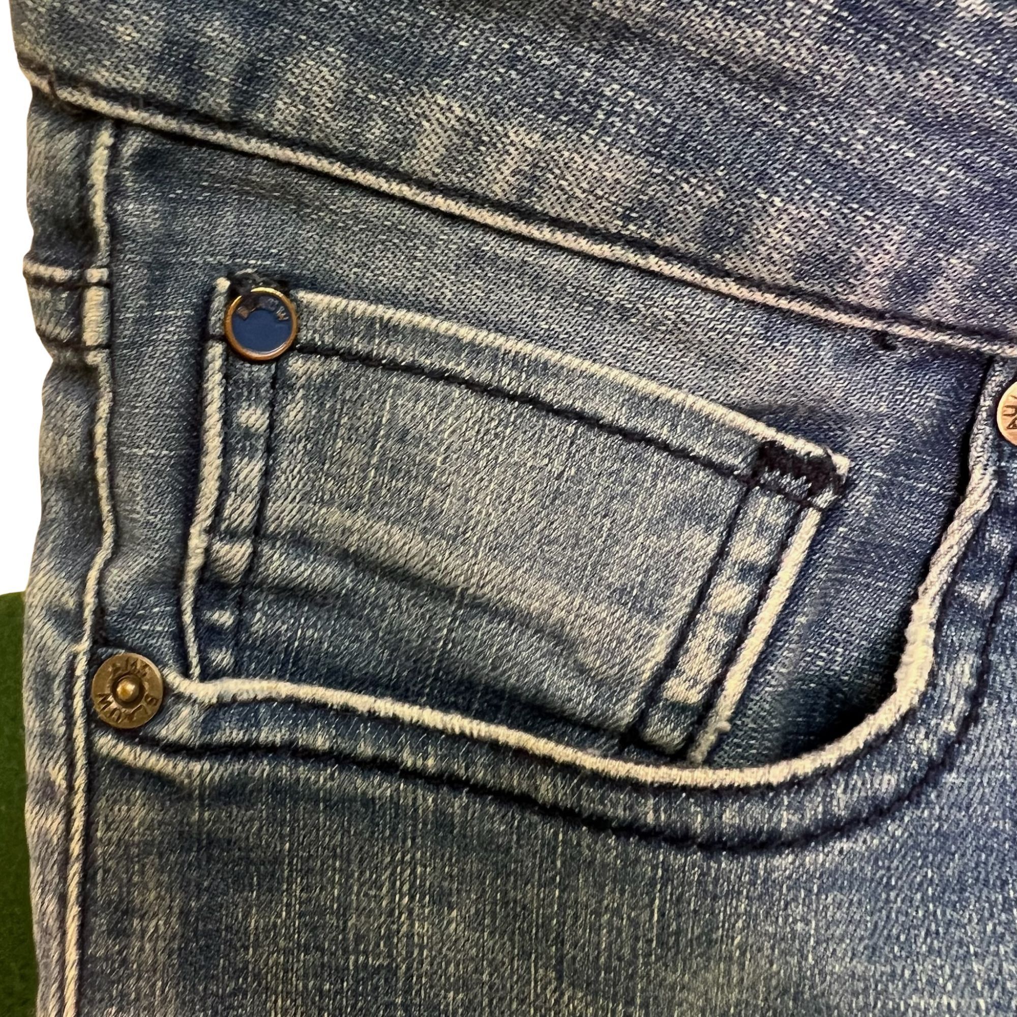 Scotch & Soda Scotch & Soda Mens Slim-Fit Blue Denim Jeans W30/L32 Cotton Size US 30 / EU 46 - 9 Thumbnail