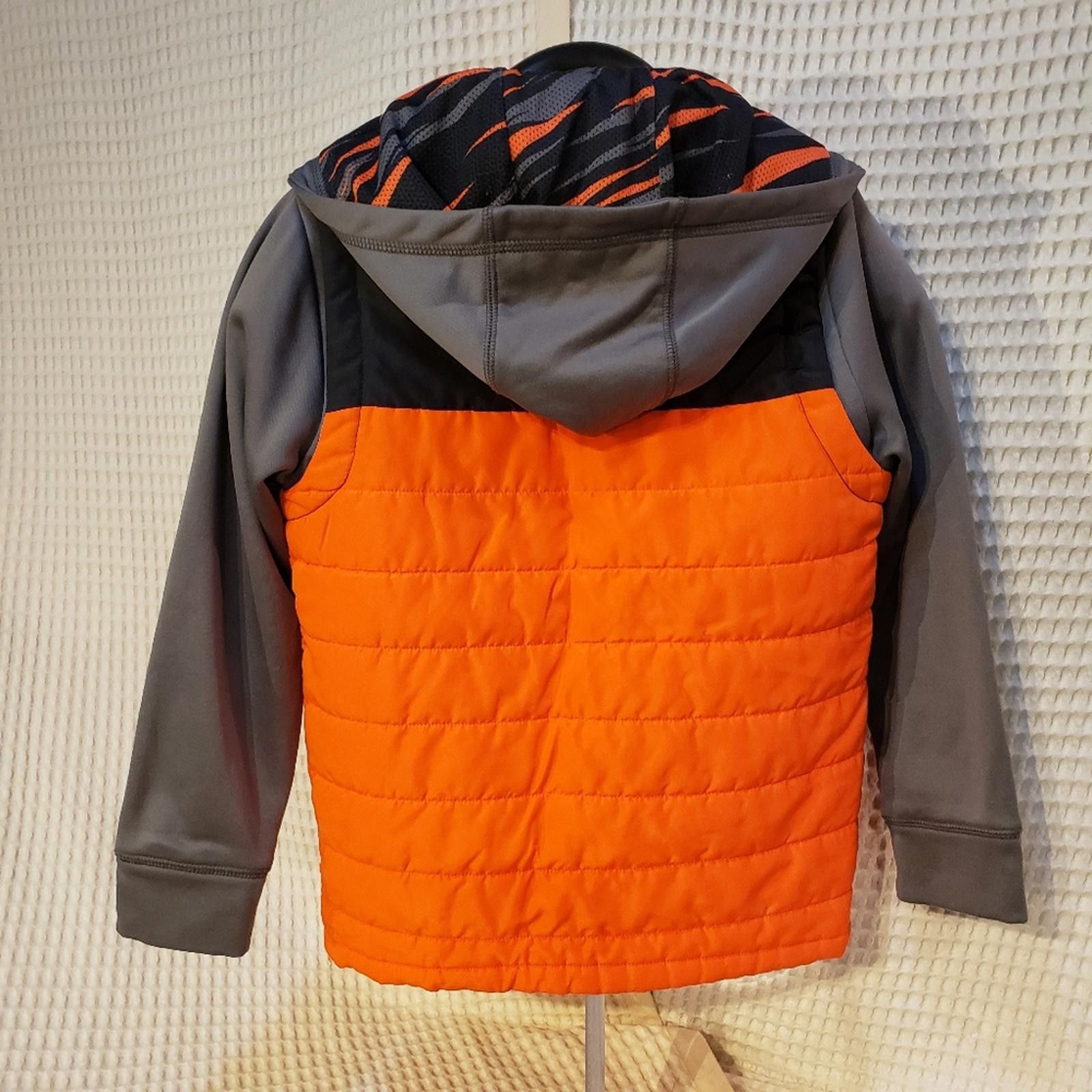 Russell Athletic Russell orange/gray/black youth jacket Size 8 Size US XXS / EU 40 - 3 Thumbnail