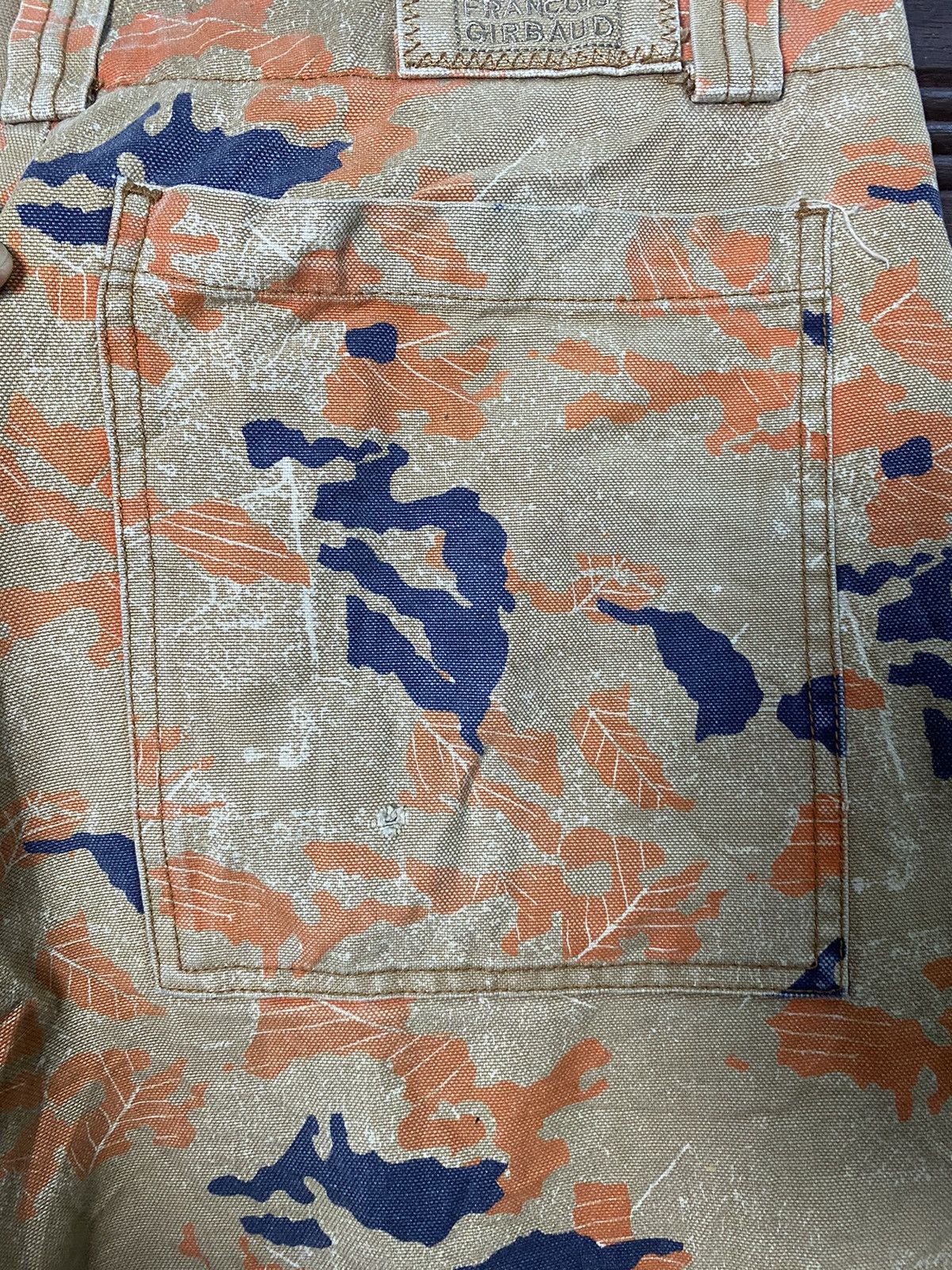 Marithe + Francois Girbaud Marithe Francois Gibaud Orange 🍊 Camo Shuttle Pants Size US 36 / EU 52 - 8 Thumbnail