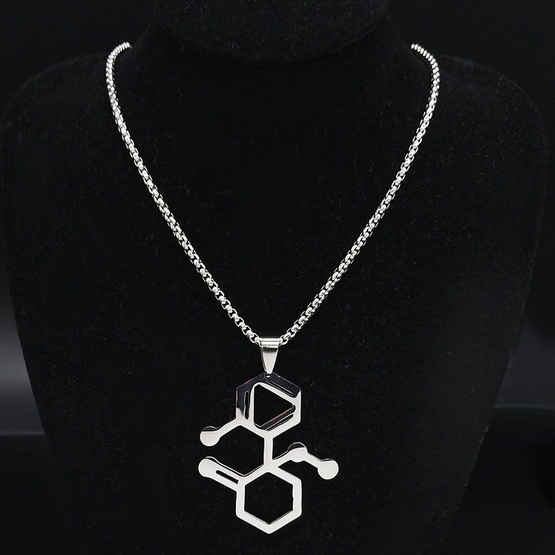 Jewelry Multipolar Neutron Biology Shape Chain Necklace Size ONE SIZE - 1 Thumbnail