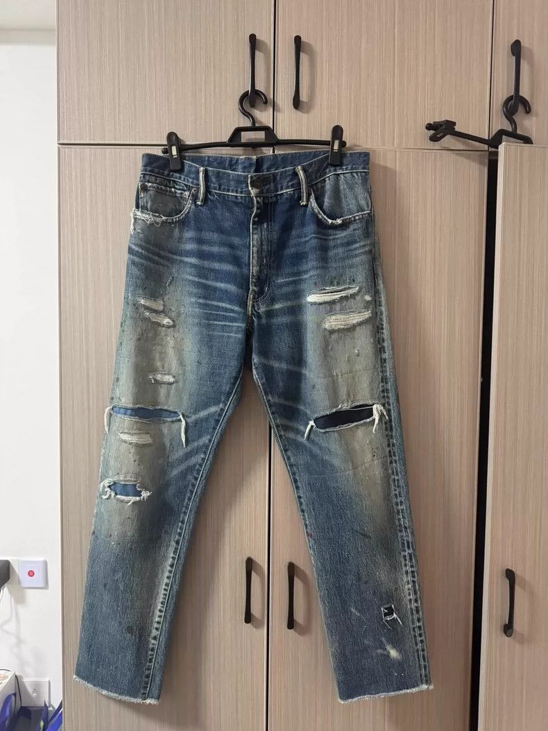 Visvim visvim size 2 journeyman pants tacked crash jeans 2505-Nex Size US 28 / EU 44 - 1 Thumbnail