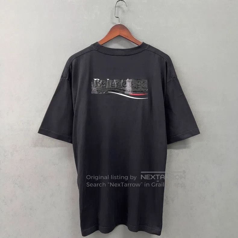 Balenciaga Balenciaga Tape cover cola short sleeves Size US M / EU 48-50 / 2 - 2 Thumbnail