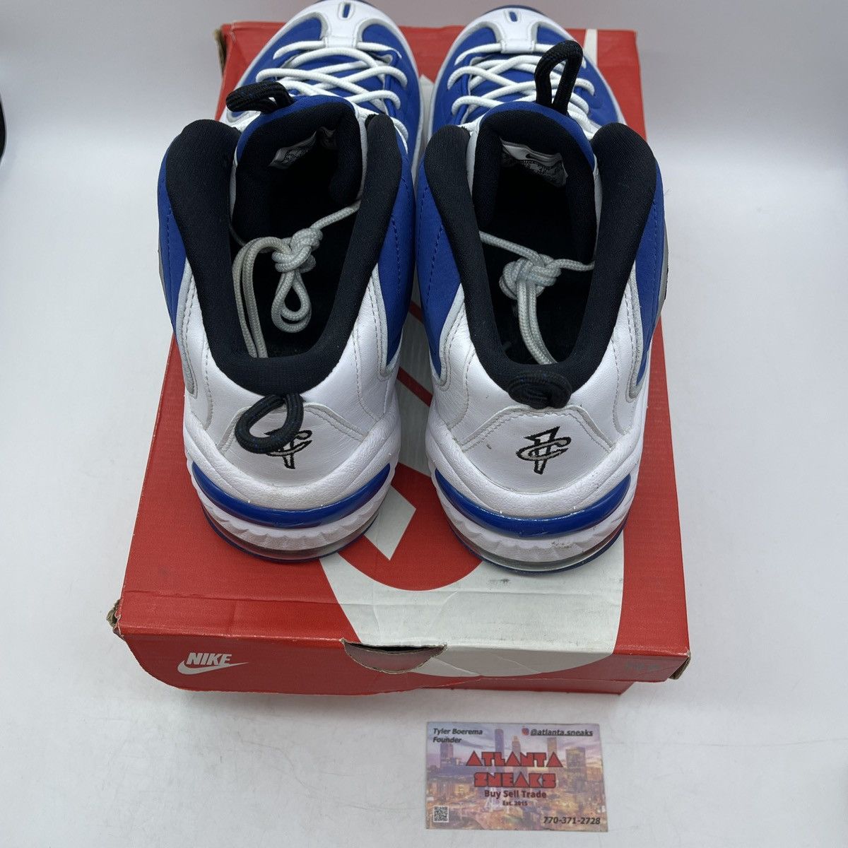 Nike Air penny 2 Atlantic blue Size US 9.5 / EU 42-43 - 6 Thumbnail