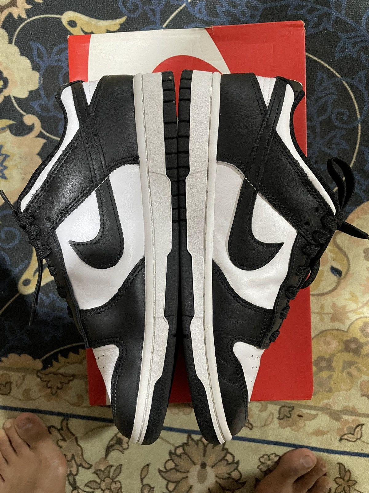 Nike Nike Dunk Low Retro ‘Panda’ Black White - Classic Size US 7 / EU 40 - 9 Thumbnail