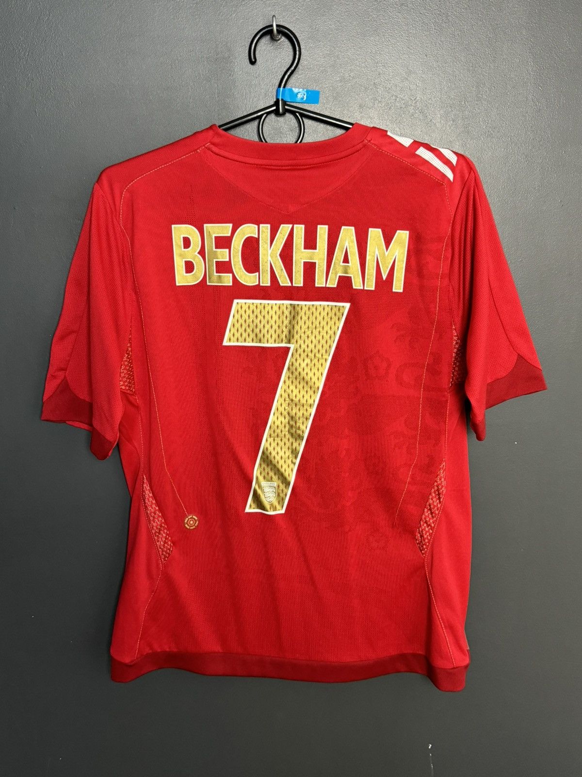 Umbro England National Team 06/08 Away Beckham Football Shirt Size M / US 6-8 / IT 42-44 - 1 Thumbnail
