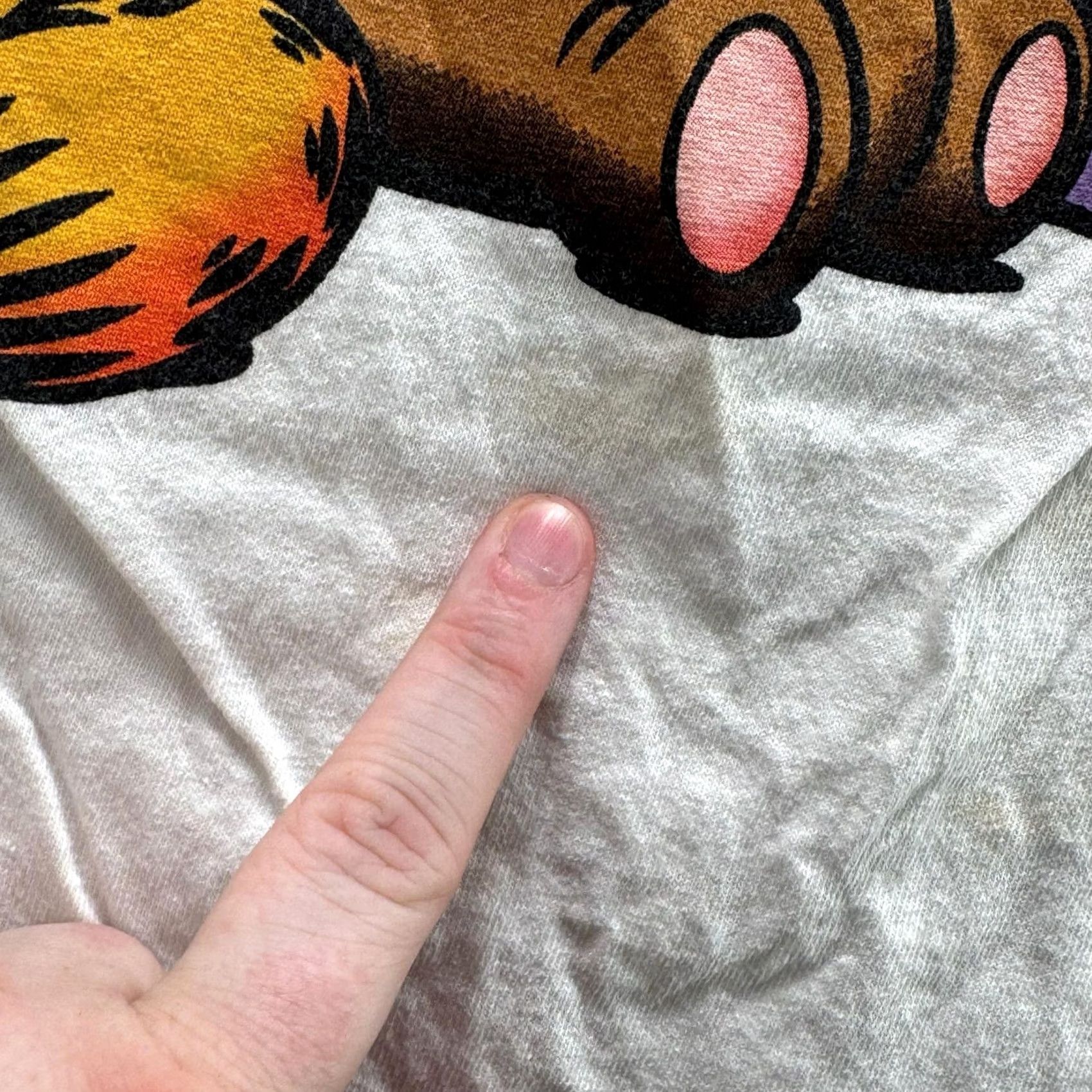 Vintage Garfield Friday Shirt Mens L White Graphic Tee Size US L / EU 52-54 / 3 - 5 Thumbnail