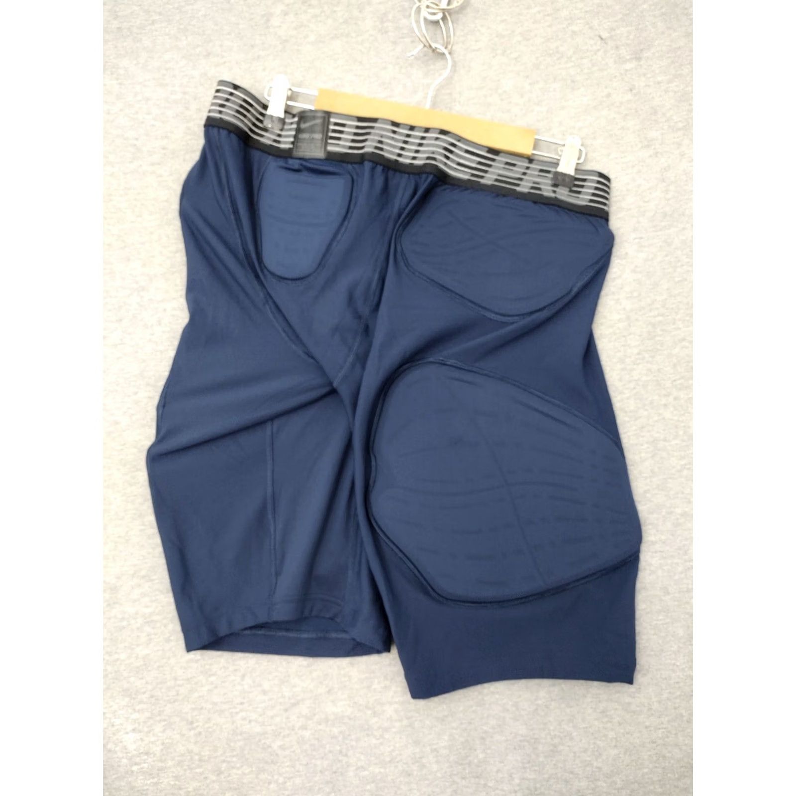 Nike Nike Pro Hyperstrong NBA Padded Compression Shorts Blue 4XL Men Athletic Basketball Pro Activewear Compression Pants 34 in 11 in Inseam Size US 39 - 4 Thumbnail
