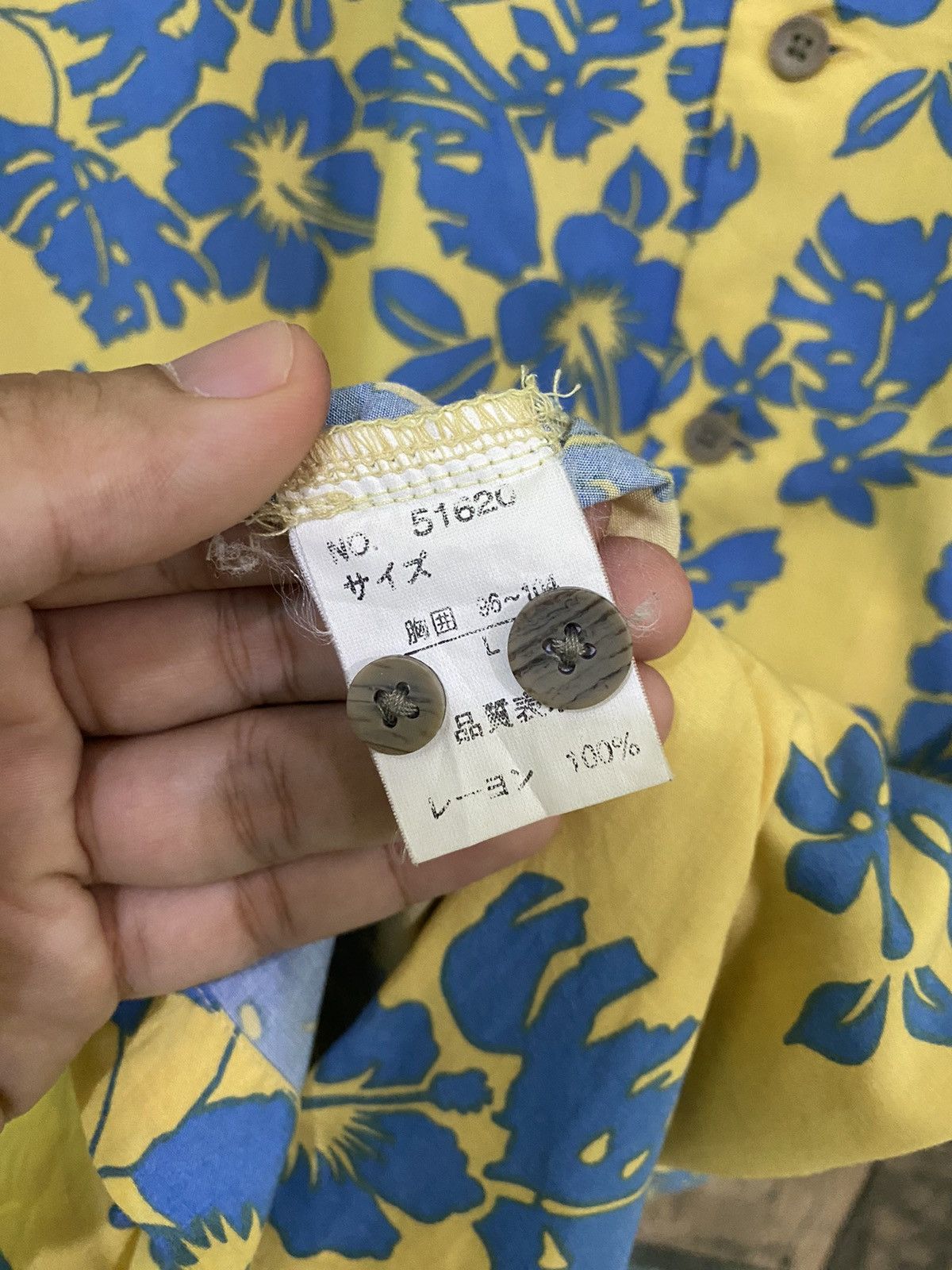 Japanese Brand Hawaiian Rayon Shirt Size US L / EU 52-54 / 3 - 6 Thumbnail