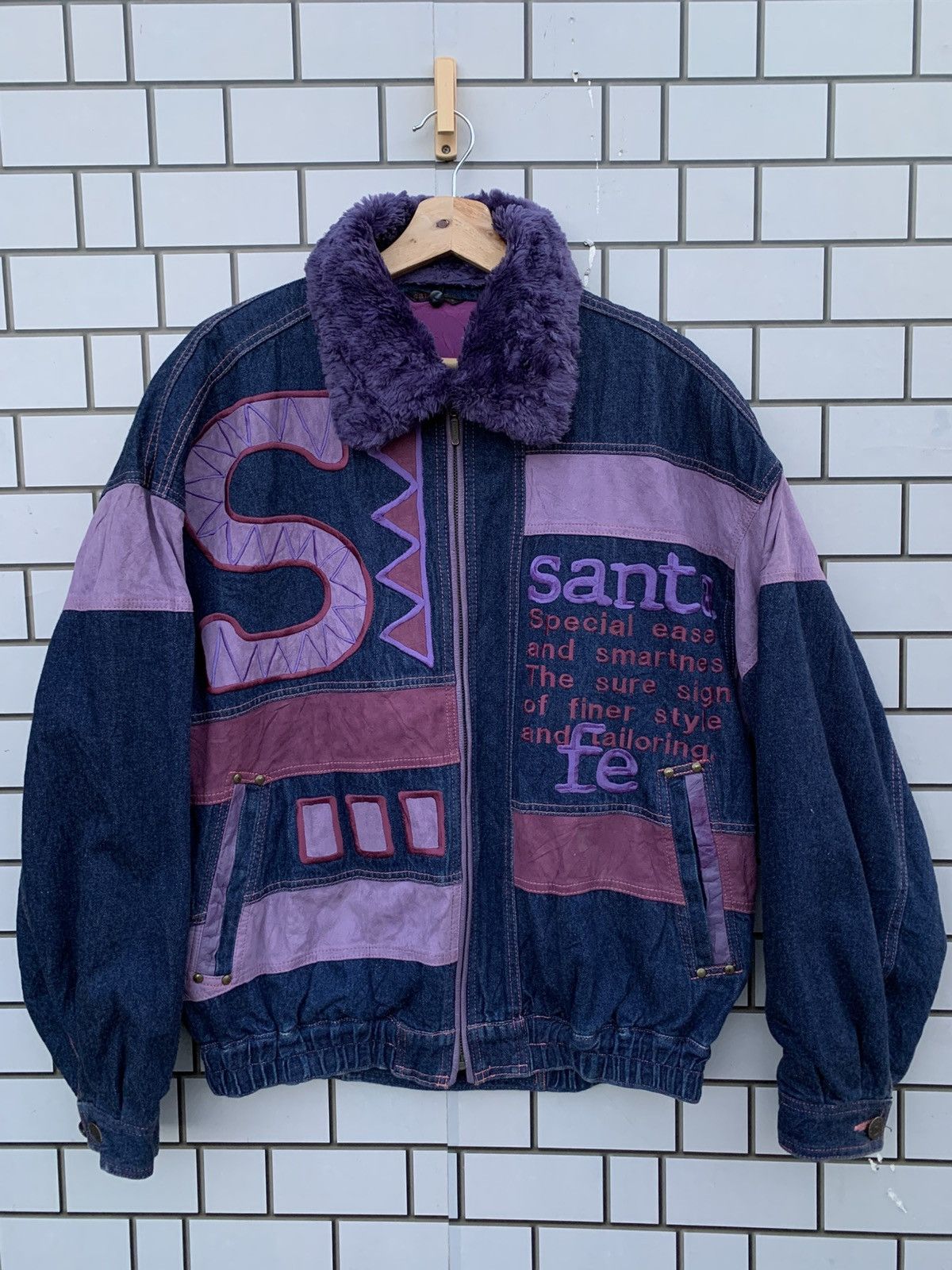 Japanese Brand Vintage Japanese Brand Santa Fee Denim Jacket Size US L / EU 52-54 / 3 - 1 Thumbnail