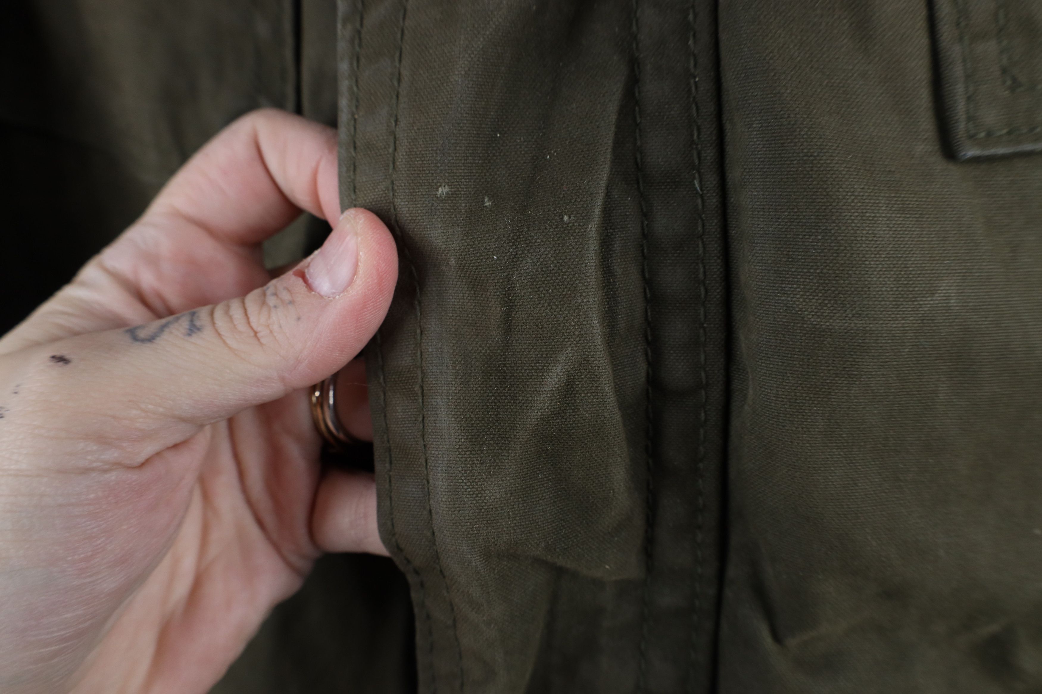 American Eagle Outfitters × Vintage Vintage Y2K American Eagle Outfitters Military Field Jacket Size US M / EU 48-50 / 2 - 5 Thumbnail