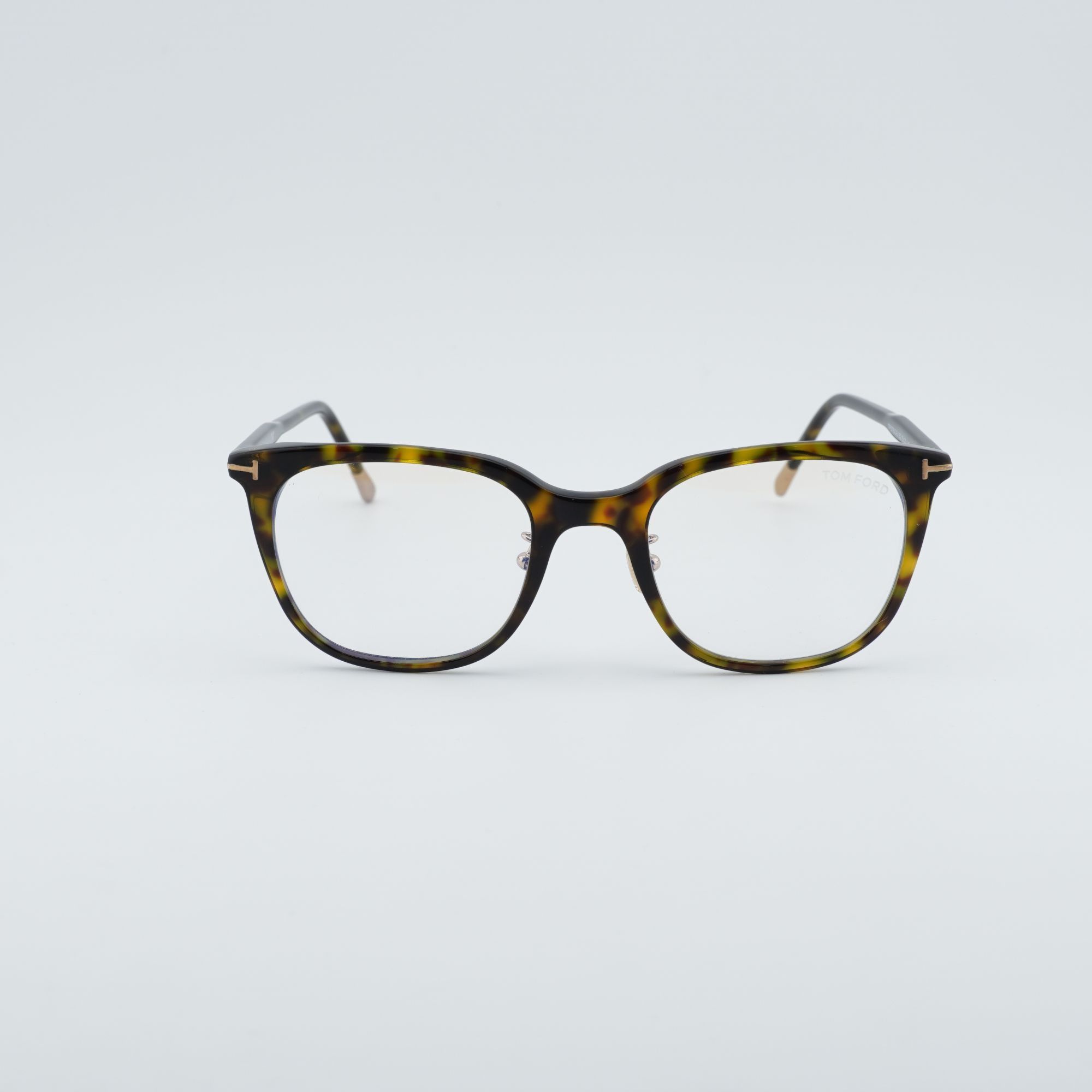 Tom Ford Tom Ford FT5776-D-B 052 Eyeglasses Havana 53mm Square Frame Size ONE SIZE - 5 Thumbnail
