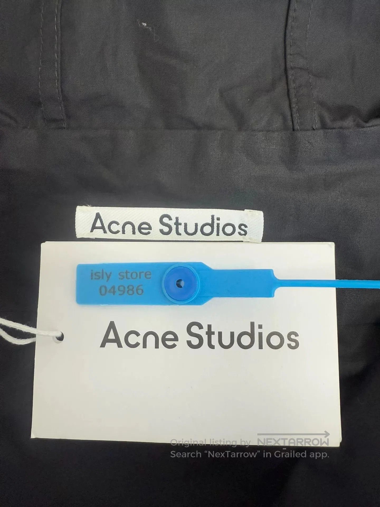 Acne Studios Acne Zip Drawstring Hooded Long-Sleeve Shirt. Size US M / EU 48-50 / 2 - 4 Thumbnail