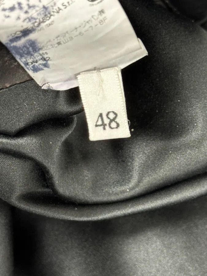 Dolce & Gabbana 2000s Dolce & Gabbana Biker Black Leather Jacket Size US M / EU 48-50 / 2 - 11 Thumbnail