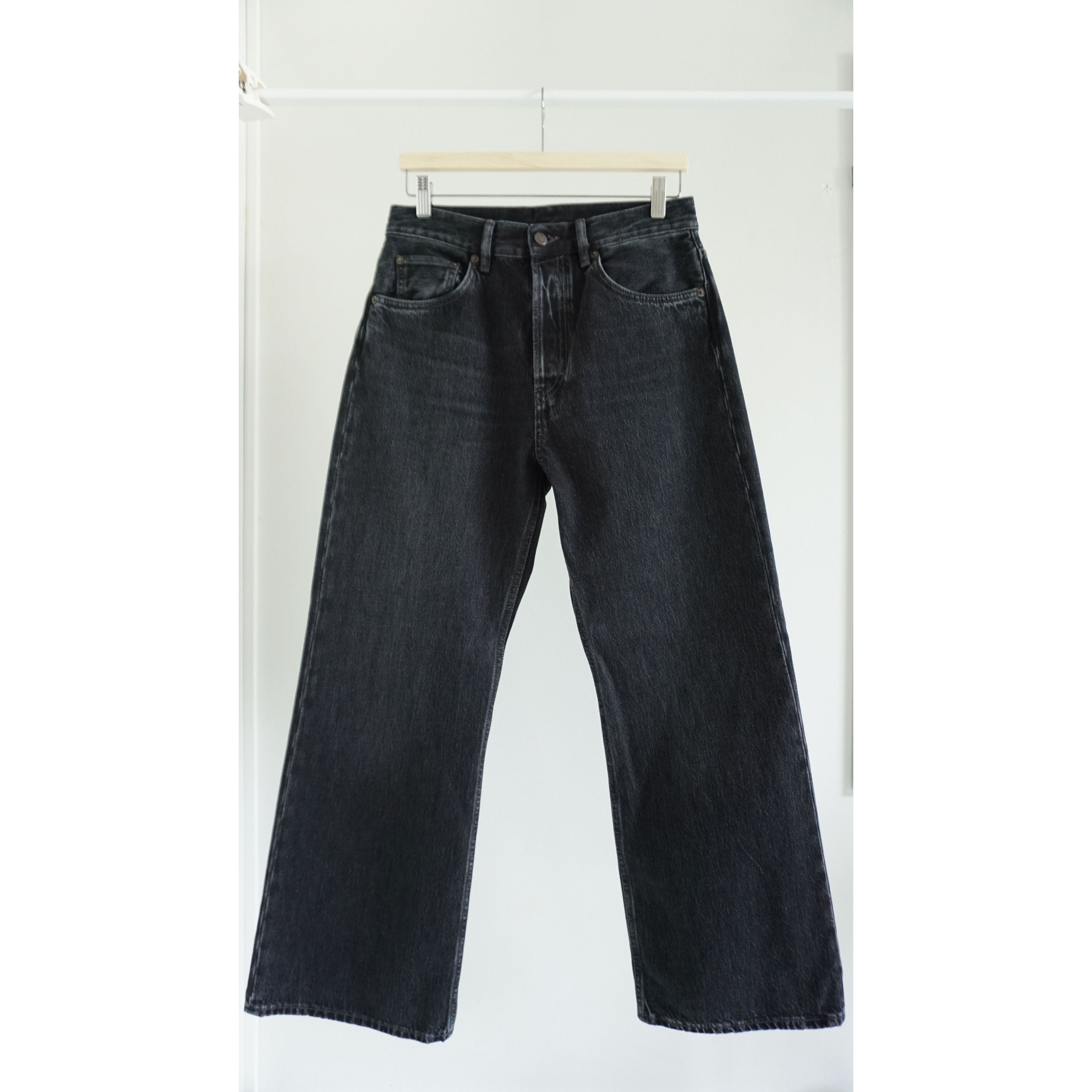 Acne Studios Acne Studios 1989 Ash Black Loose Fit Denim