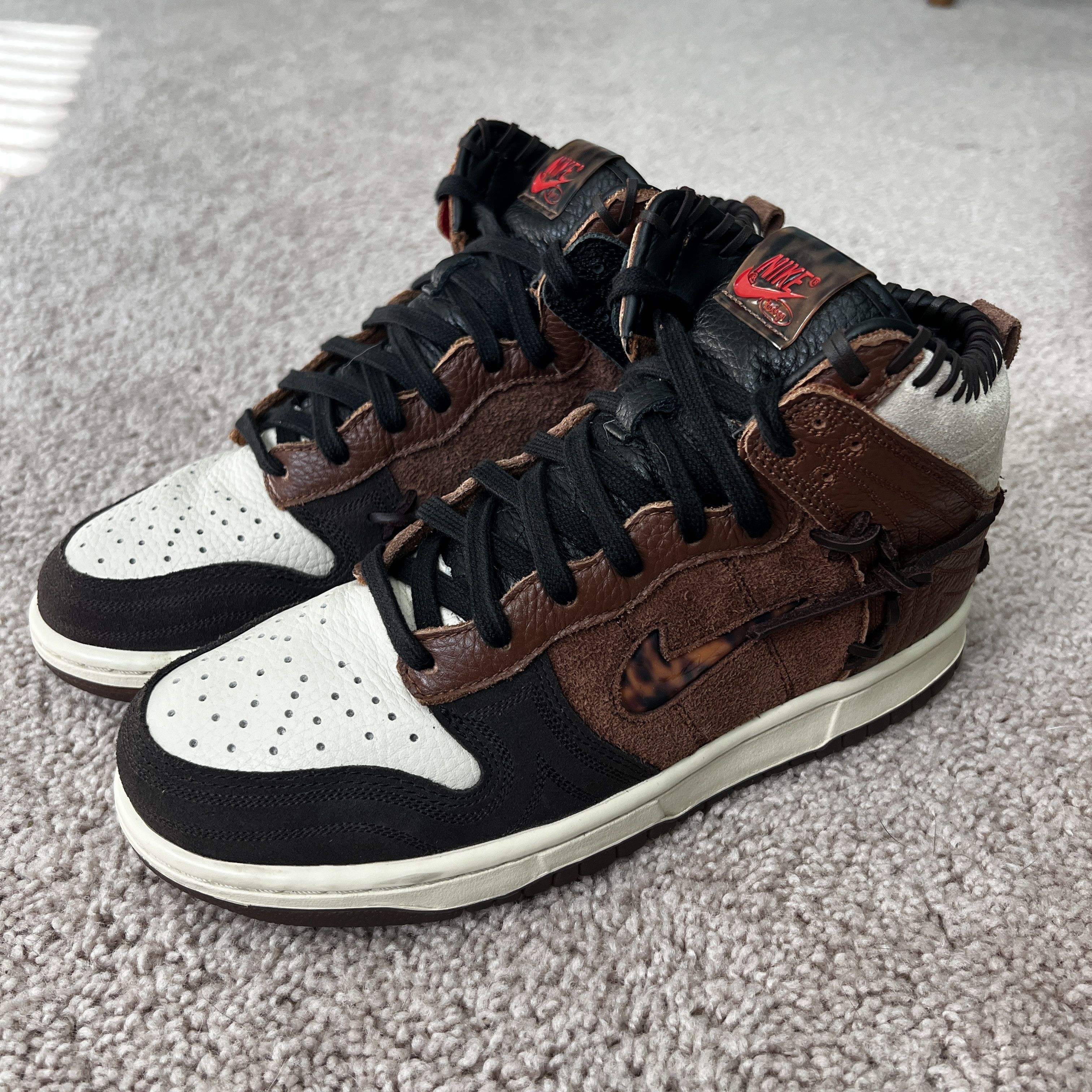 Bodega × Nike Bodega x Nike Dunk Hi Legend Size US 8.5 / EU 41-42 - 4 Thumbnail