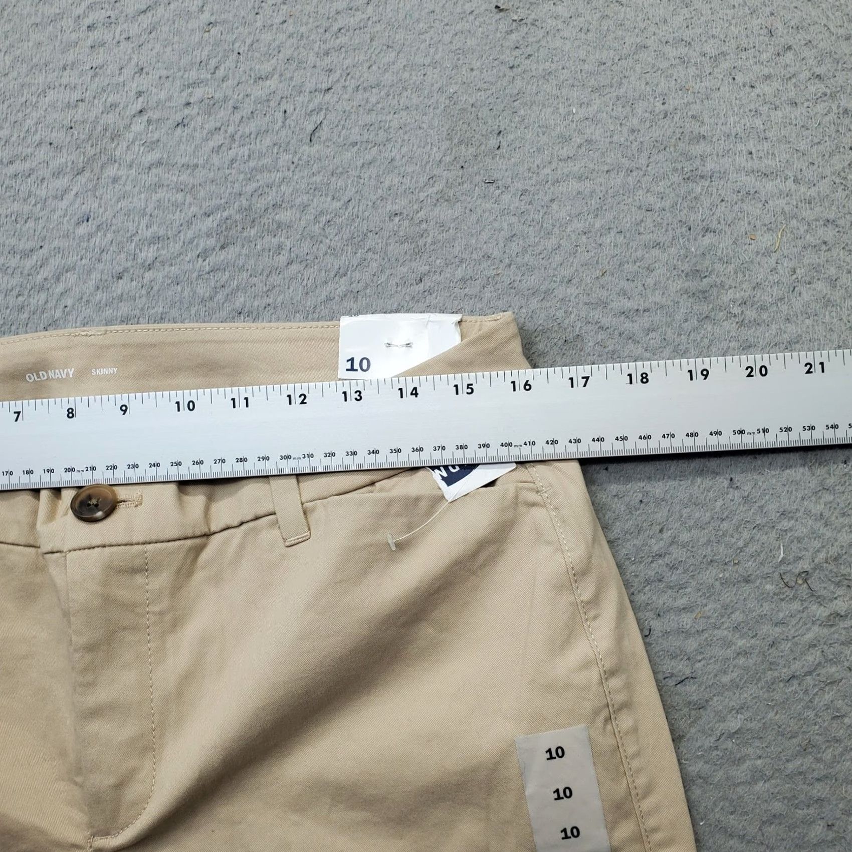 Old Navy Old Navy Chino Pants Womens Size 10 Tan Cotton Slash Pocket Formal Skinny Leg Size 32" / US 10 / IT 46 - 6 Thumbnail