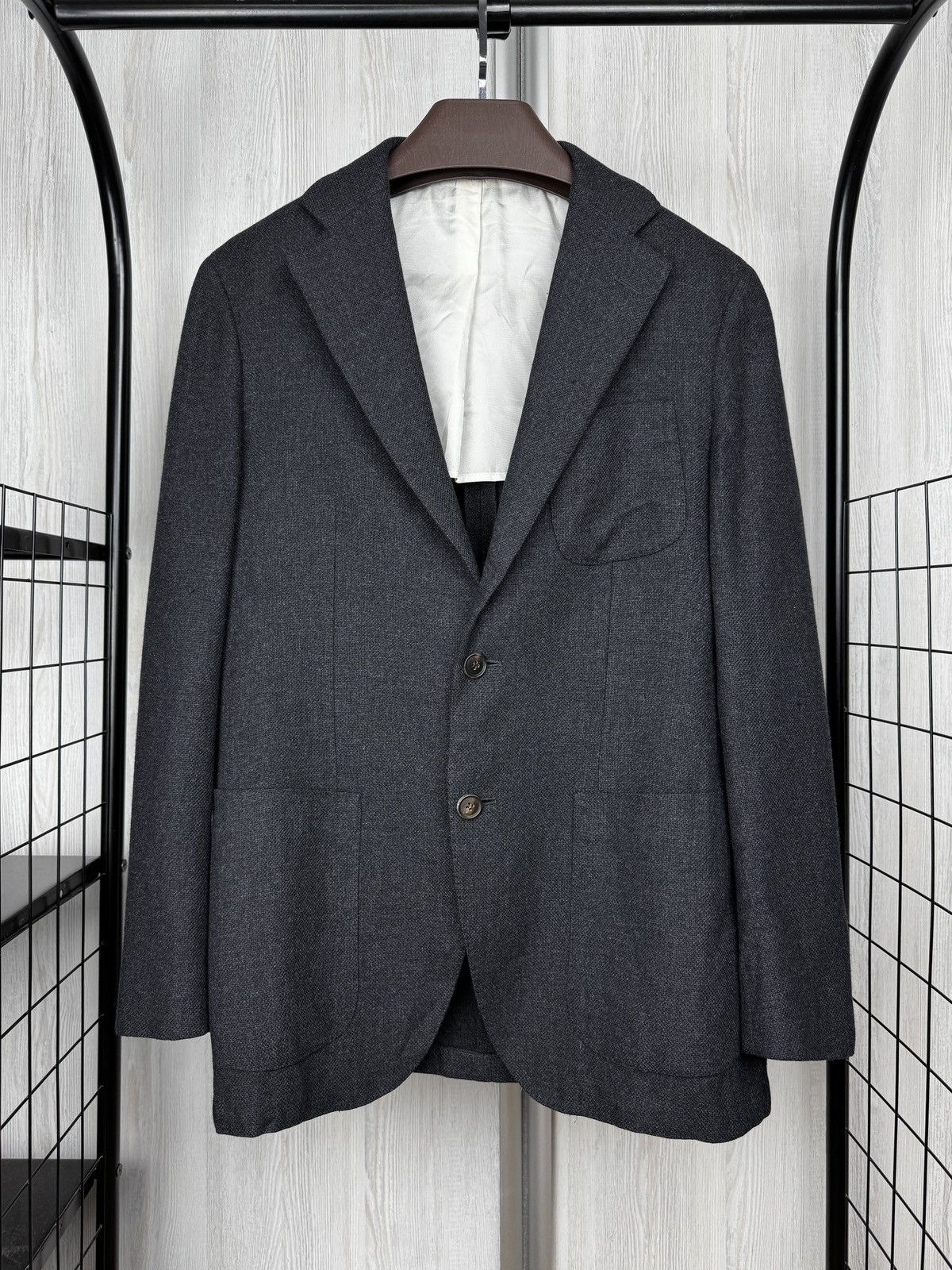 Suitsupply Suitsupply Hudson HL Wool Cashmere 2 button unlined blazer Size 40R - 2 Thumbnail
