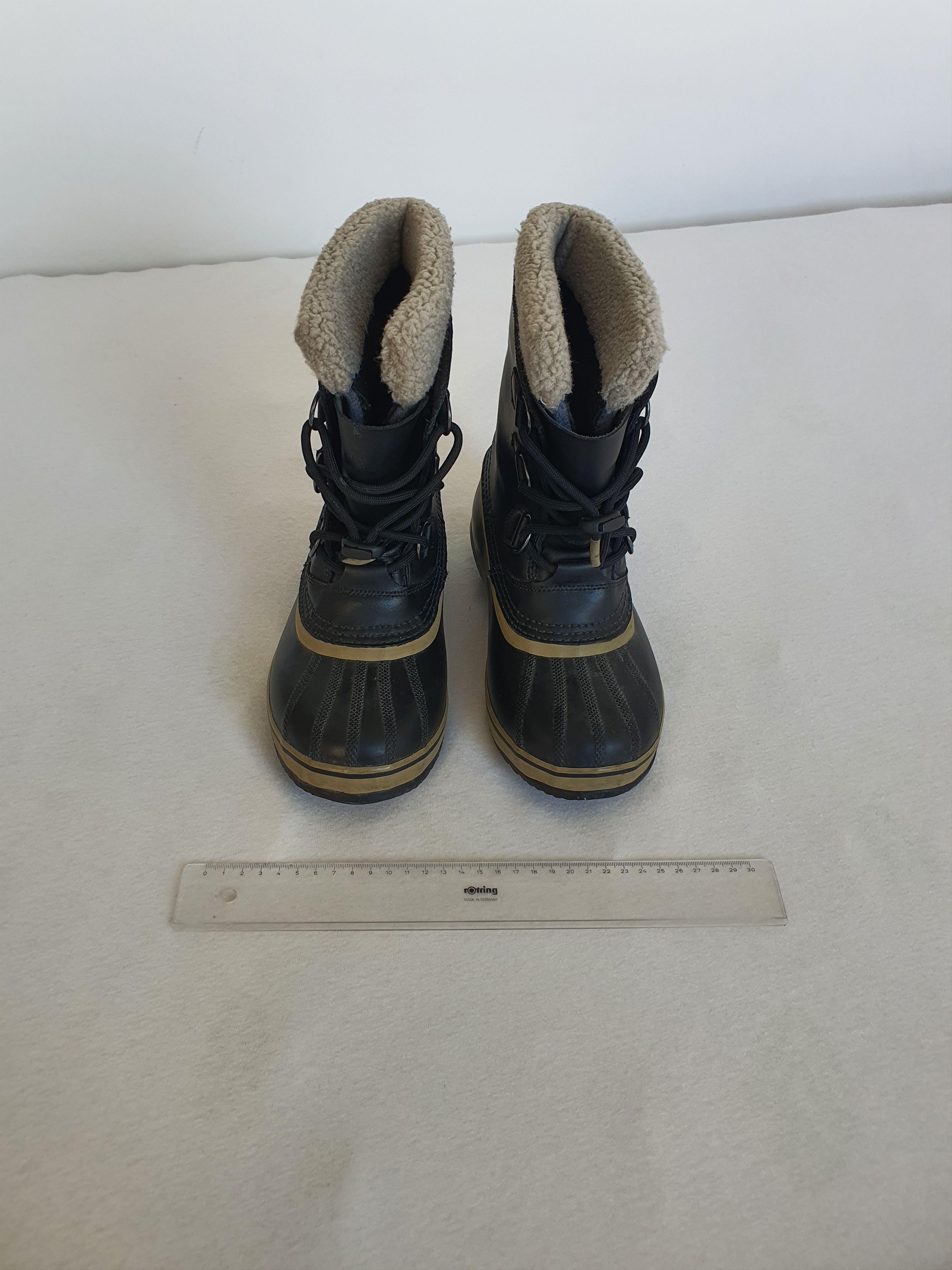 SOREL YOOT PAC (Kids CARIBOU) Nylon Waterproof Snow Boots Size US 5.5 / IT 35.5 - 3 Thumbnail