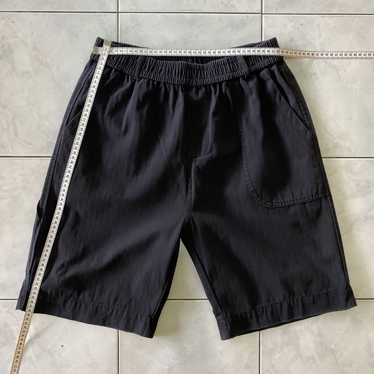 Japanese Brand Japanese Work Style Utility Shorts Elastic Waist Dark Grey Size US 38 / EU 54 - 13 Thumbnail