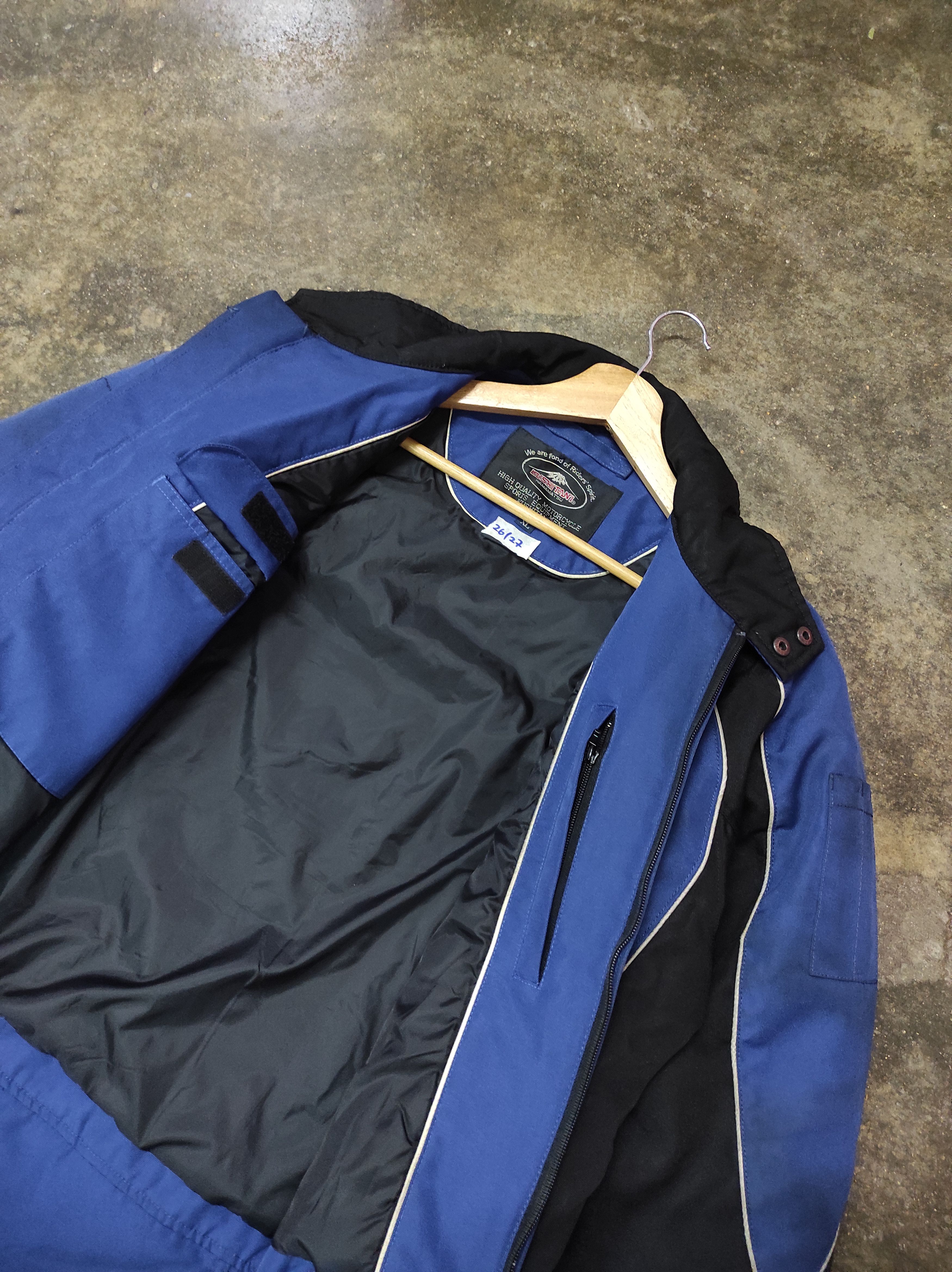Japanese Brand × Sports Specialties KUSHITANI HAMAMATSU BIG BIKE CITY U MEDIA JACKET DISTRESSED Size US XL / EU 56 / 4 - 5 Thumbnail