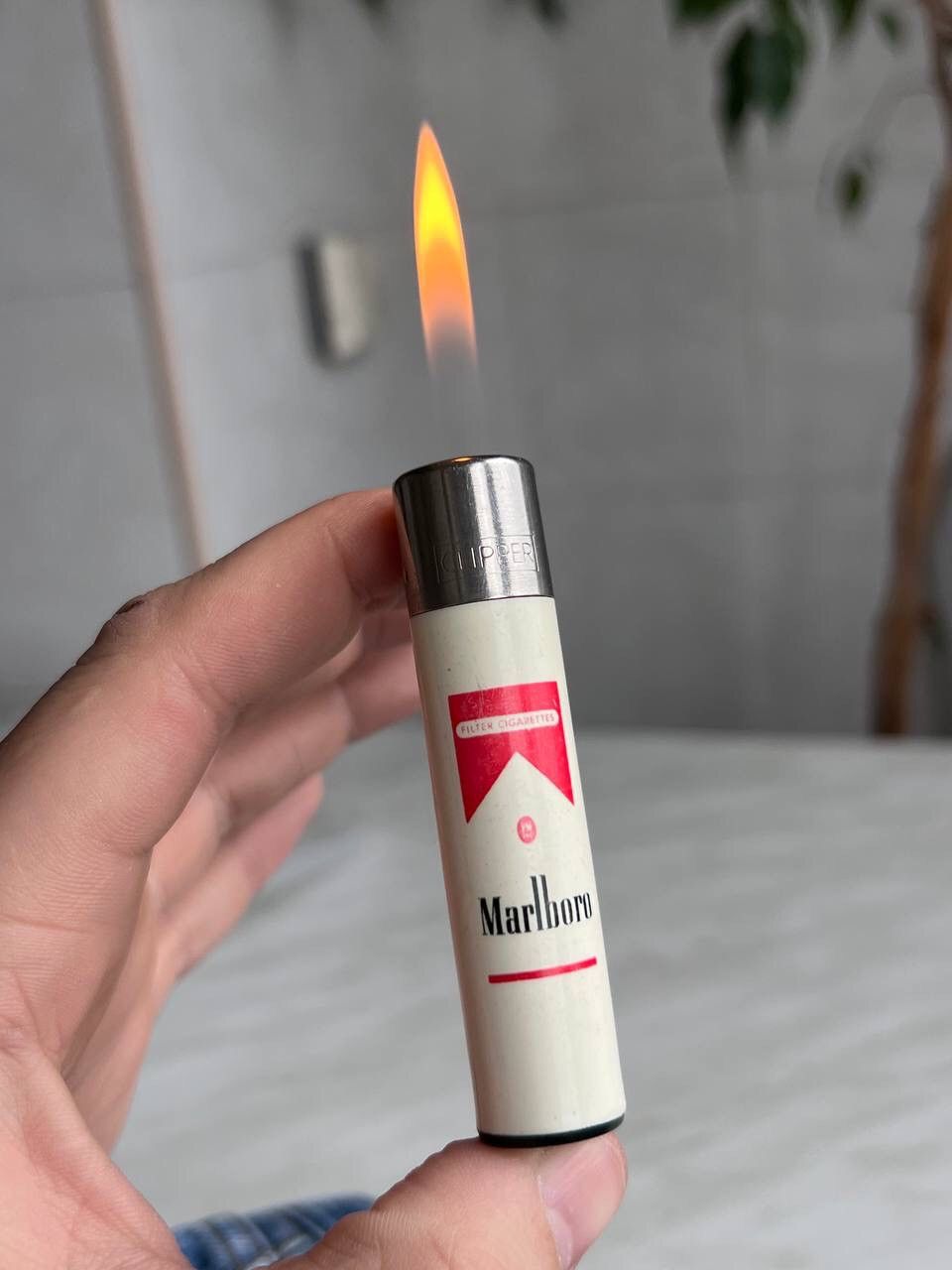 Marlboro × Vintage Y2K ELEGANCE MARLBORO CLIPPER FUTURISTIC PUNK ROCK LIGHTER Size ONE SIZE - 1 Thumbnail