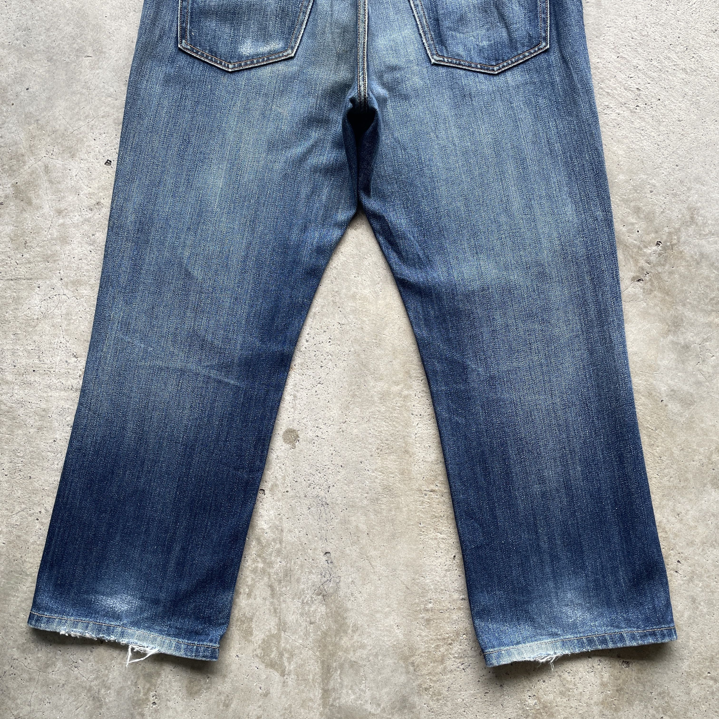 Japanese Brand VINTAGE JAPANESE DENIM FADED DISTRESSED JEANS PANTS W36 Size US 36 / EU 52 - 9 Thumbnail