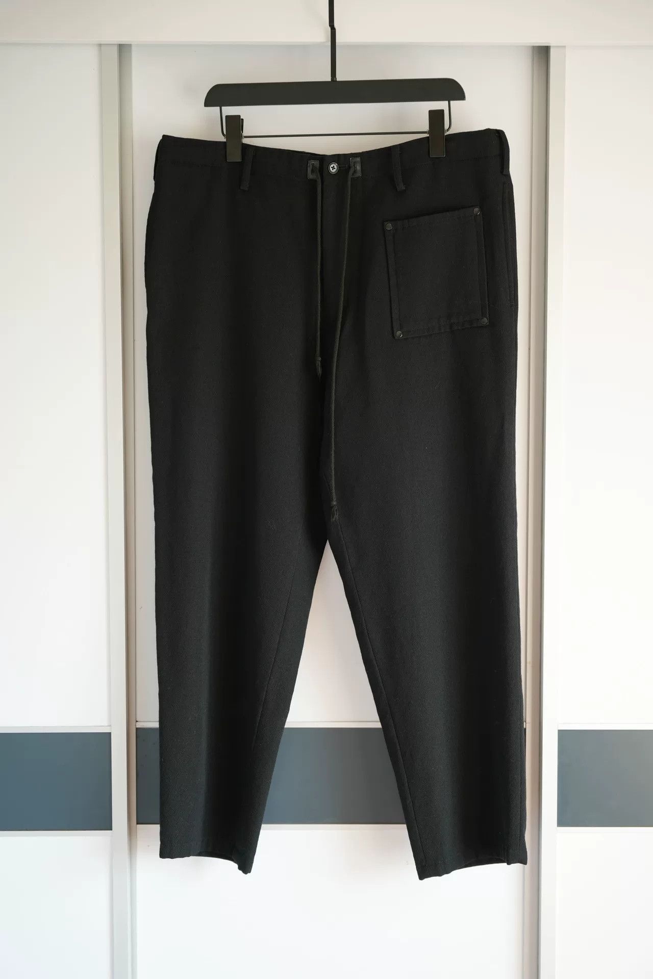 Yohji Yamamoto Yohji Yamamoto 2005 Black Drawstring Pants Size US 28 / EU 44 - 1 Thumbnail